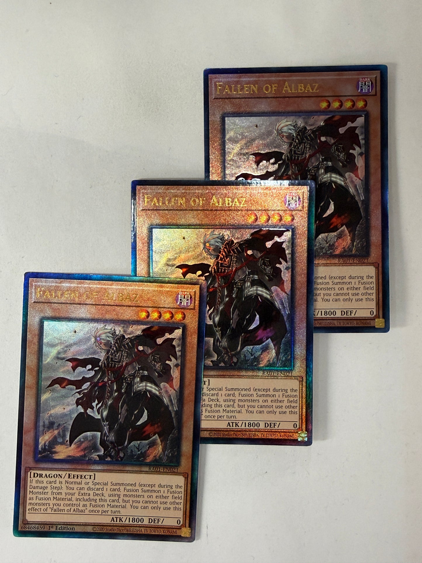 FALLEN OF ALBAZ RA01-EN021 (PUR) Playset
