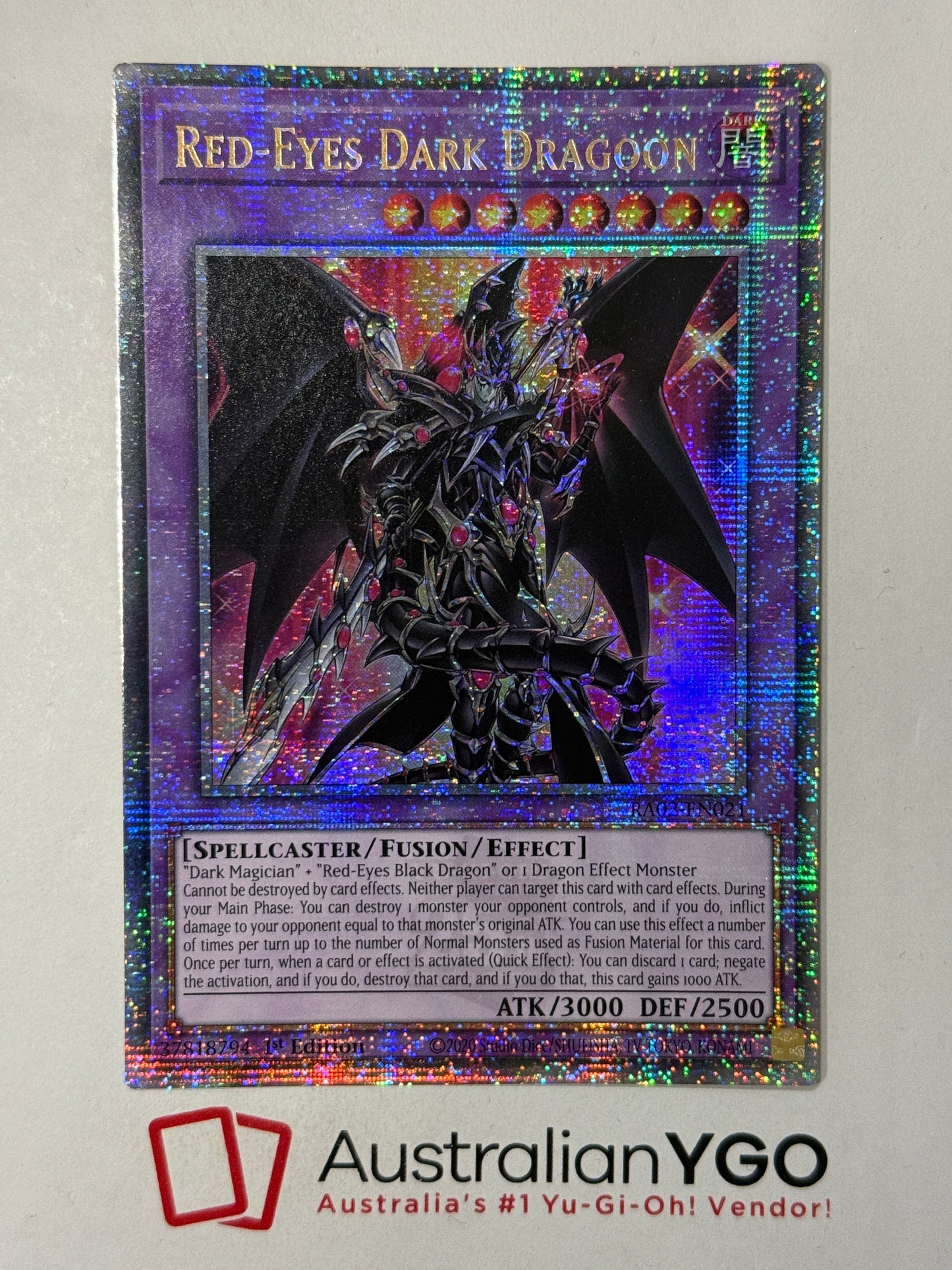 RED-EYES DARK DRAGOON RA02-EN021 (QCR)