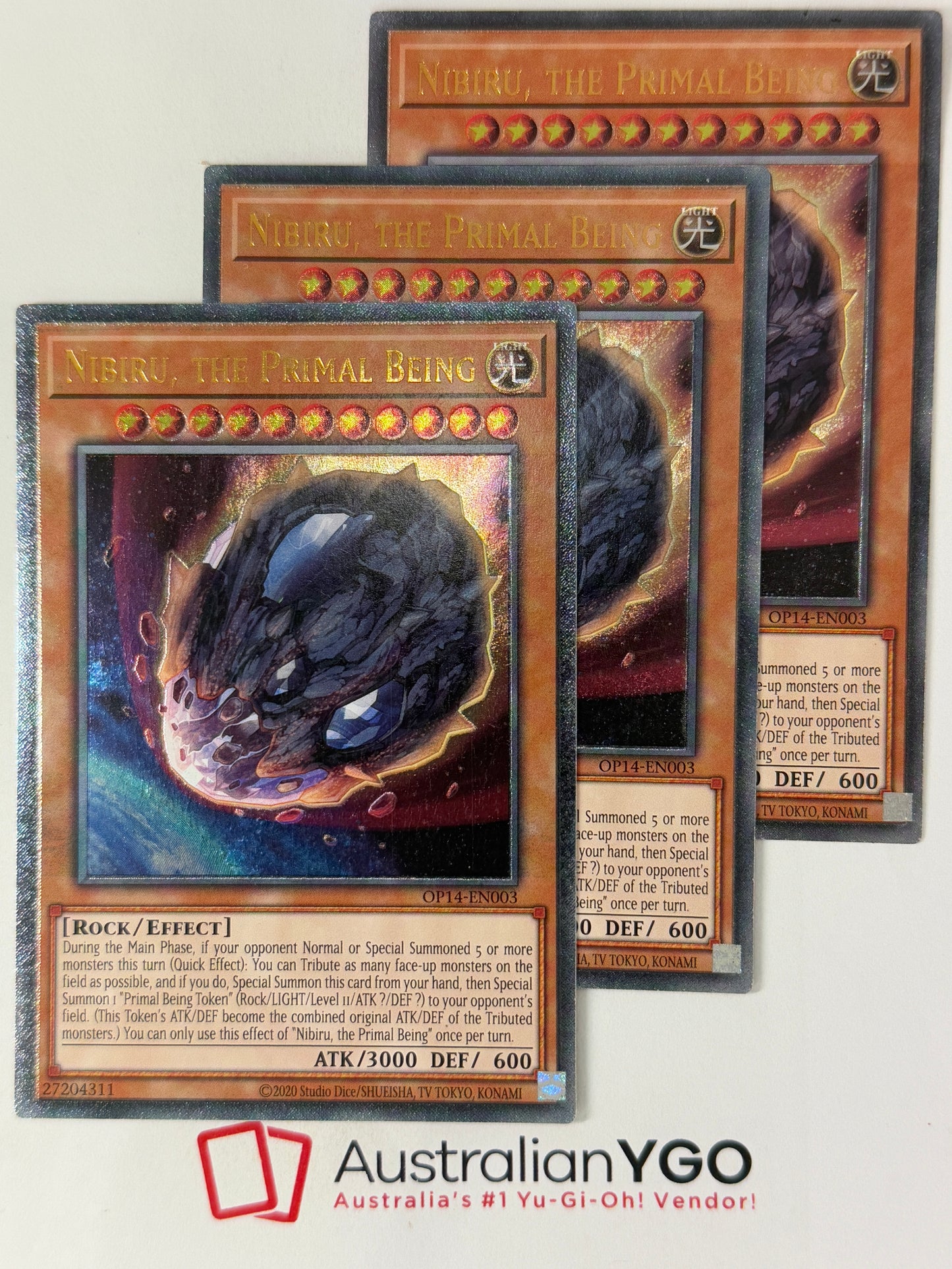 NIBIRU, THE PRIMAL BEING OP14-EN003 PLAYSET (UTR)