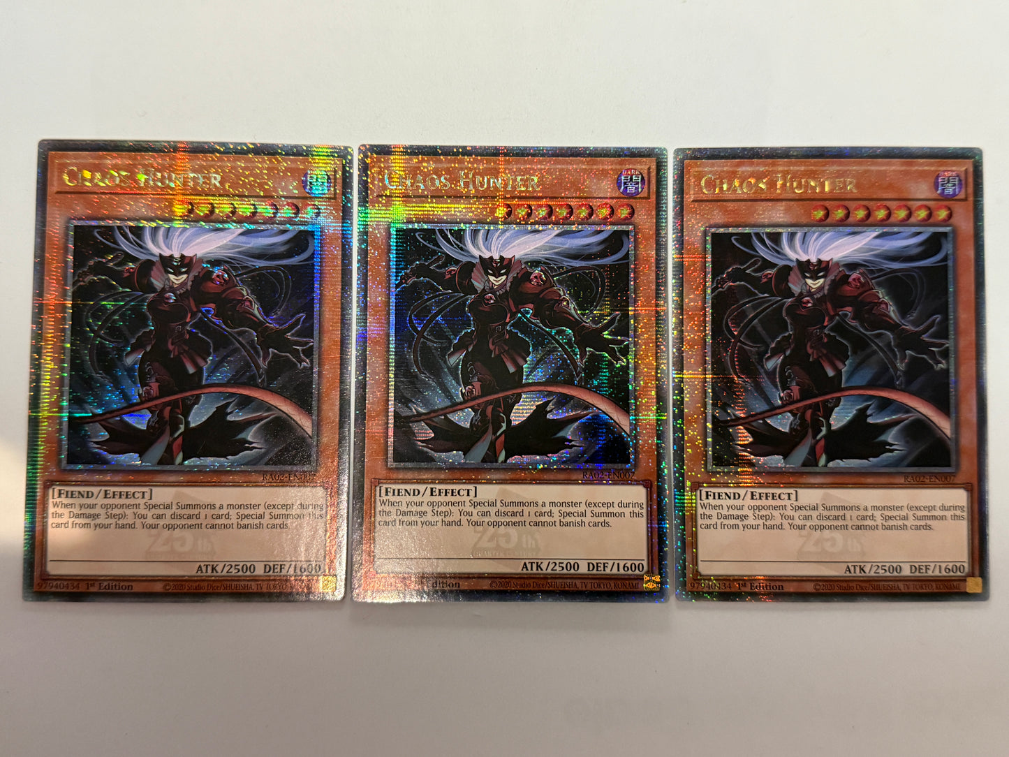 CHAOS HUNTER RA02-EN007 (QCR) Playset