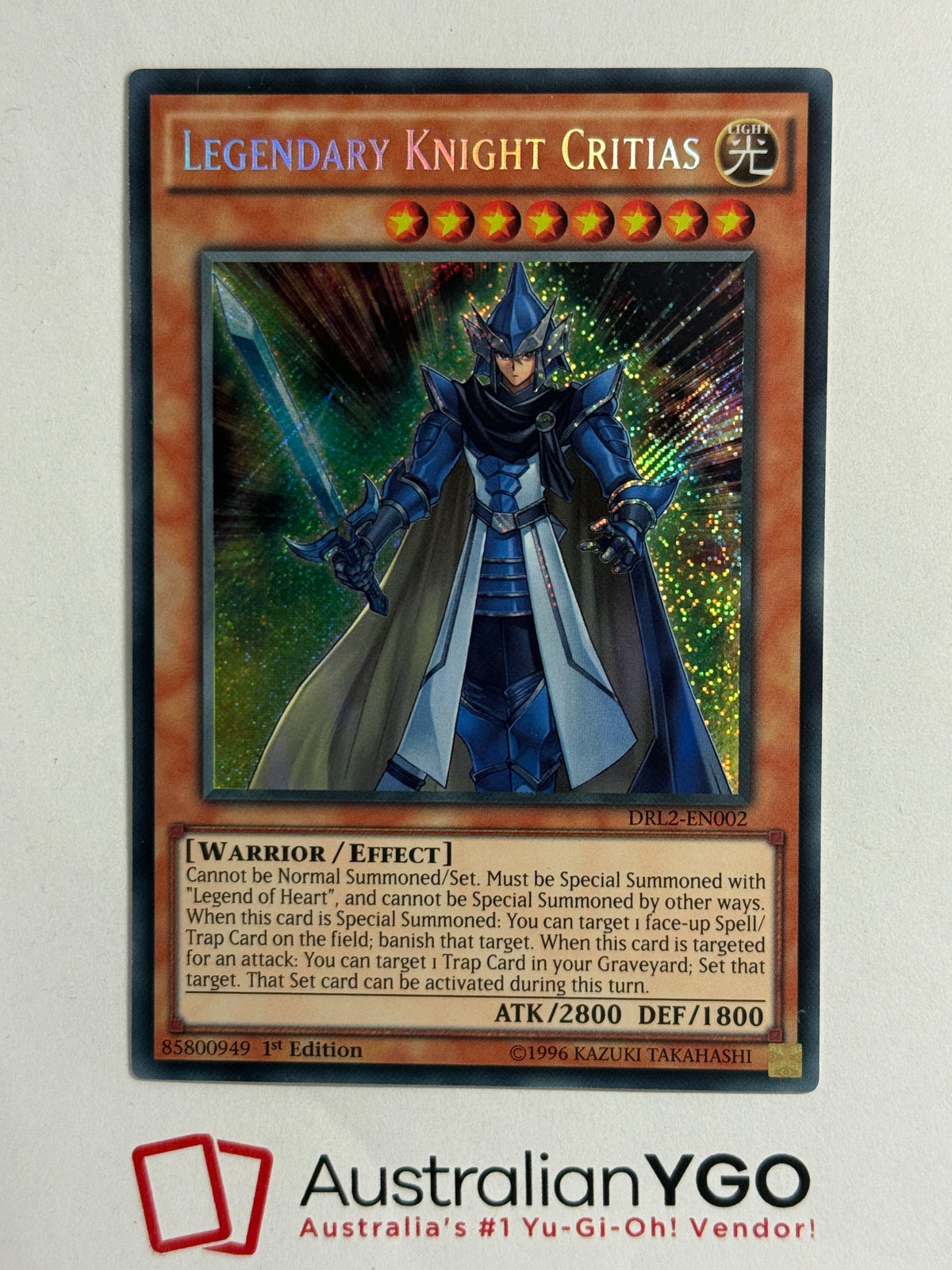 LEGENDARY KNIGHT CRITIAS DRL2-EN002
