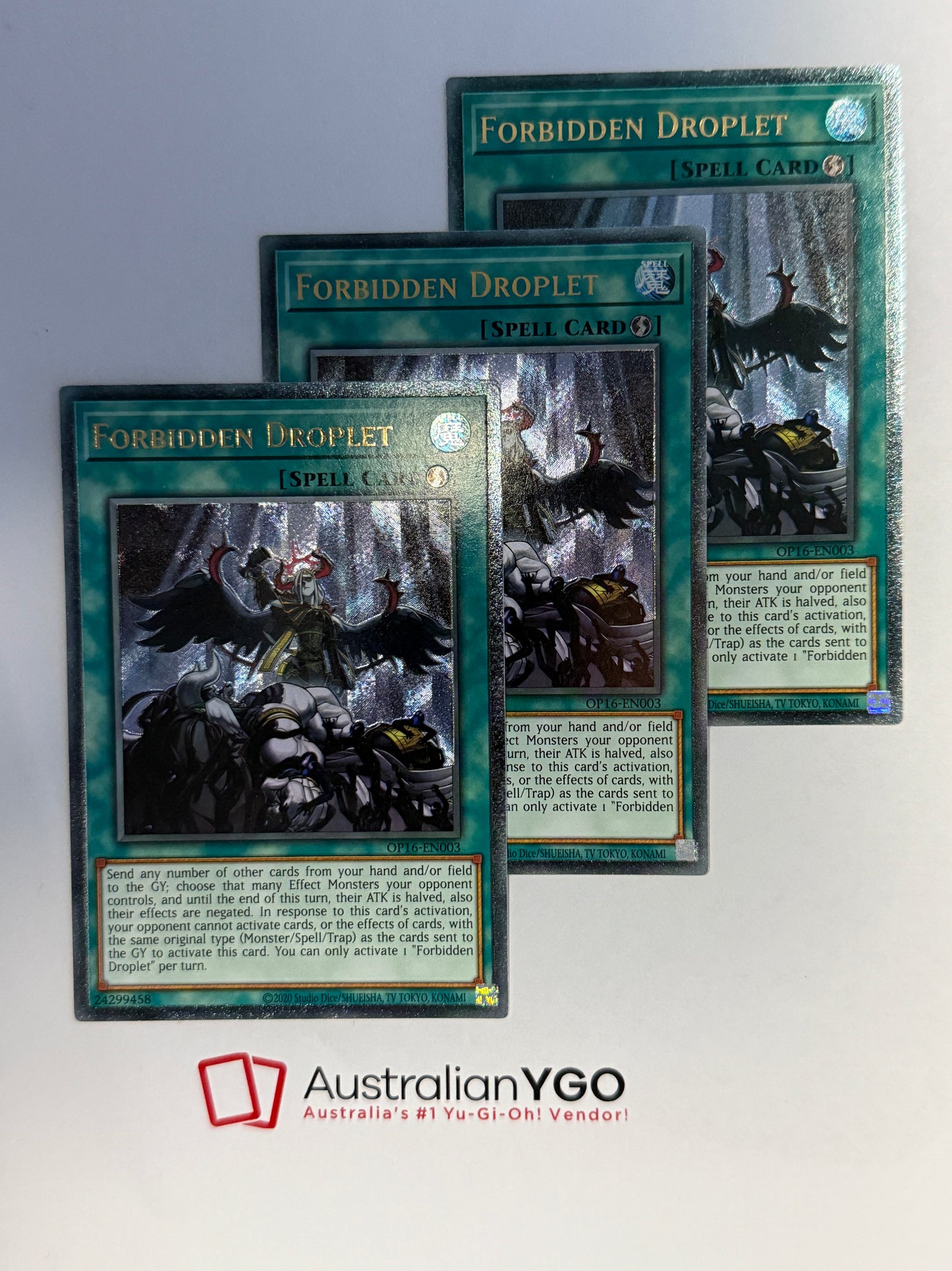 FORBIDDEN DROPLET OP16-EN003 (UTR) Playset