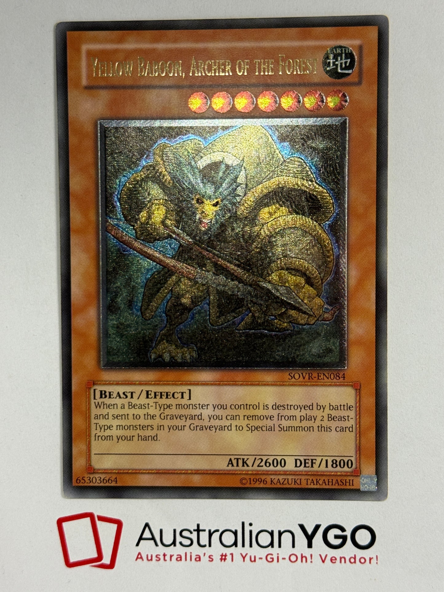 YELLOW BABOON, ARCHER OF THE FOREST SOVR-EN084 (UTR)