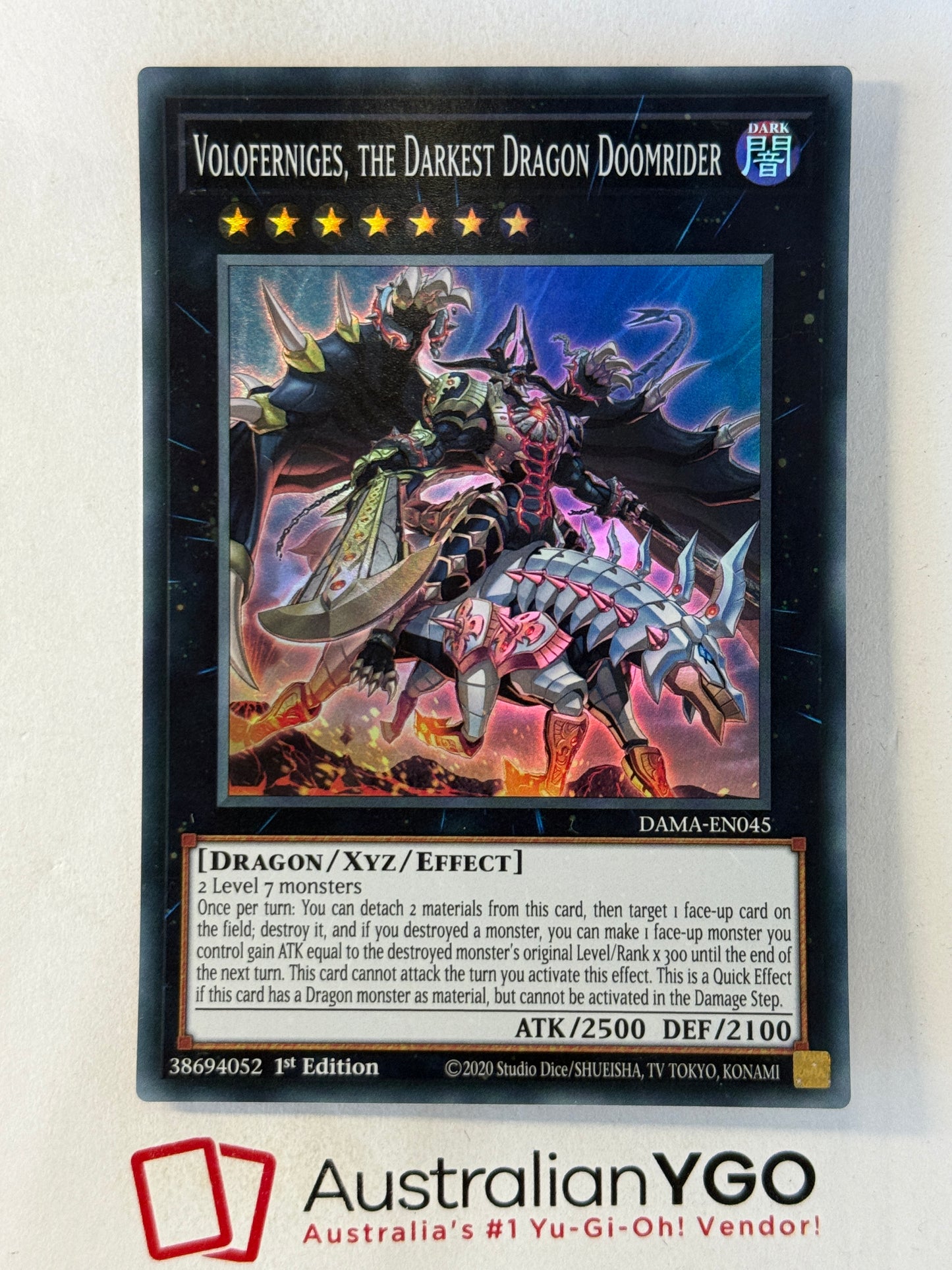 VOLOFERNIGES, THE DARKEST DRAGON DOOMRIDER DAMA-EN045