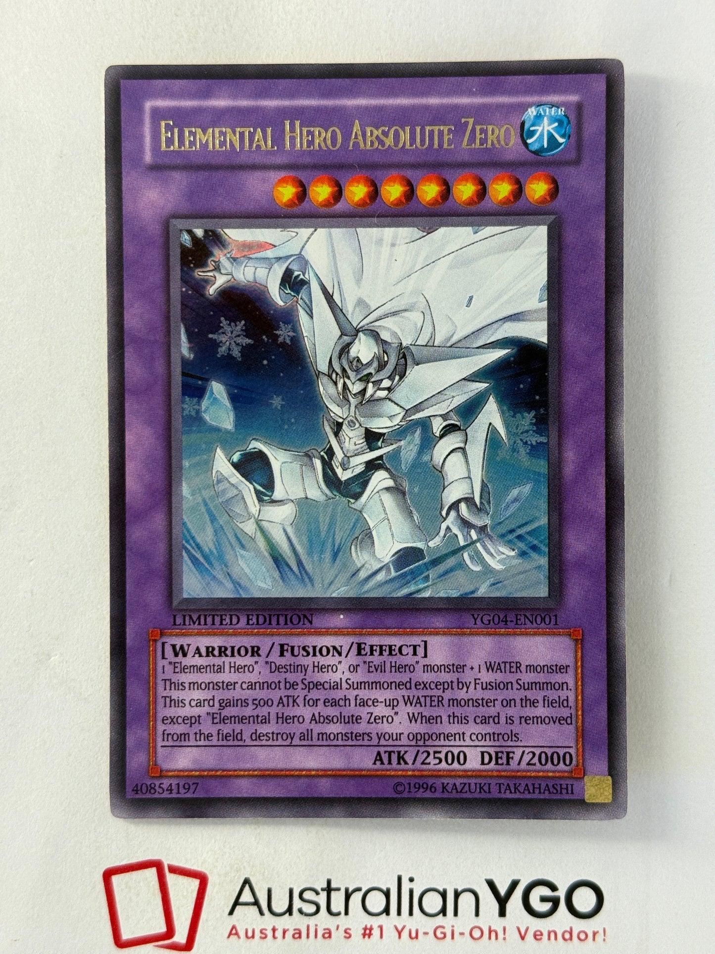 ELEMENTAL HERO ABSOLUTE ZERO YG04-EN001