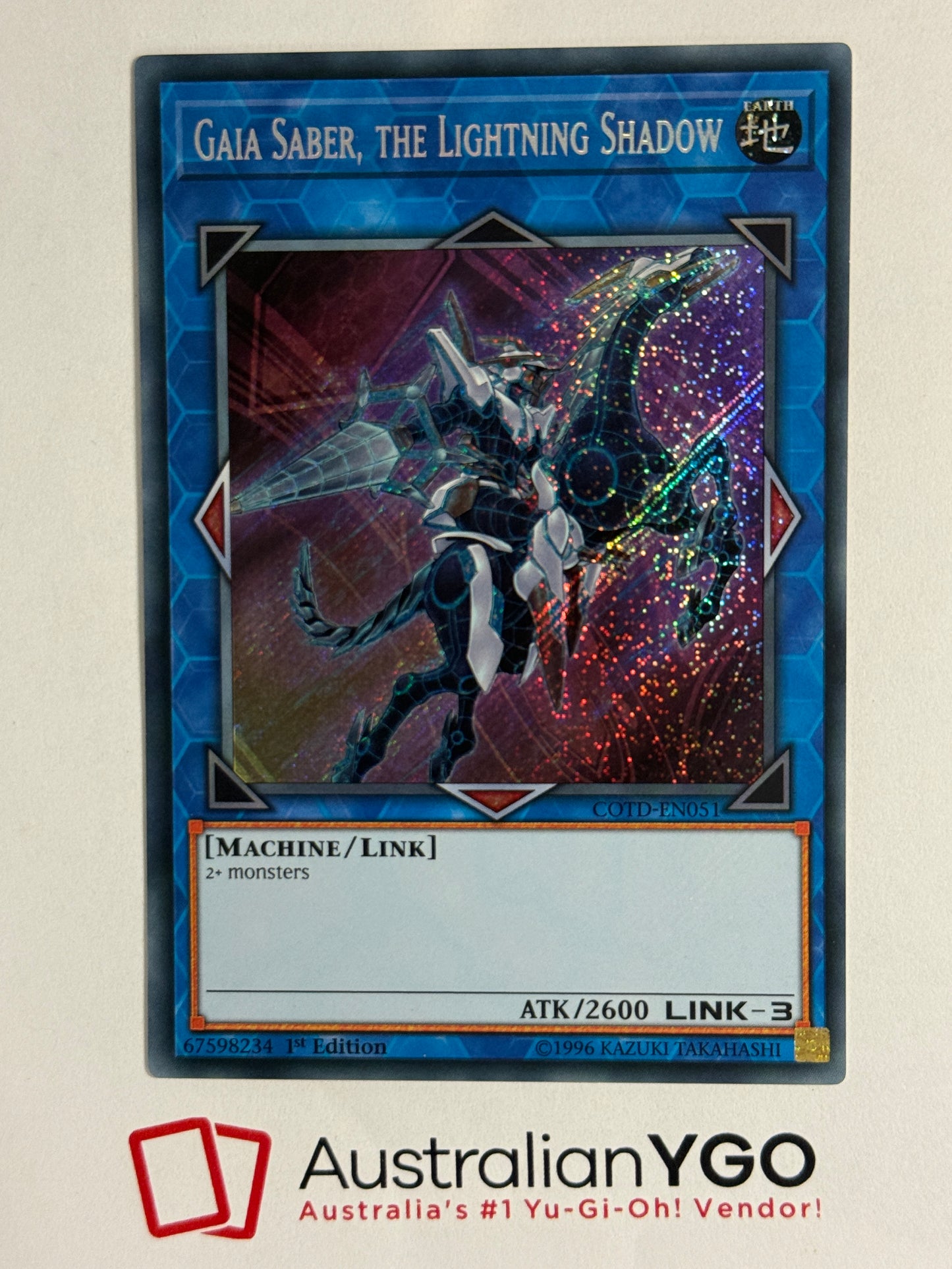 GAIA SABER, THE LIGHTNING SHADOW COTD-EN051