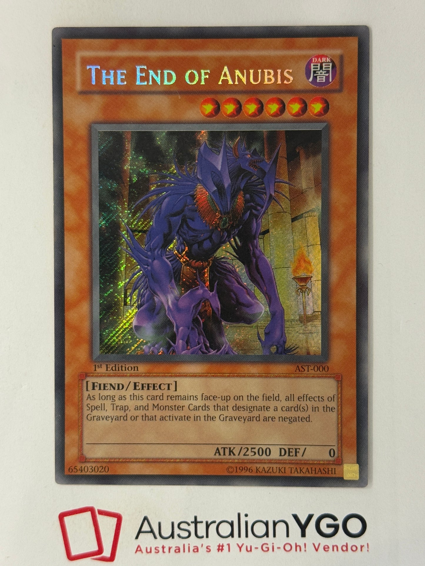 THE END OF ANUBIS AST-000
