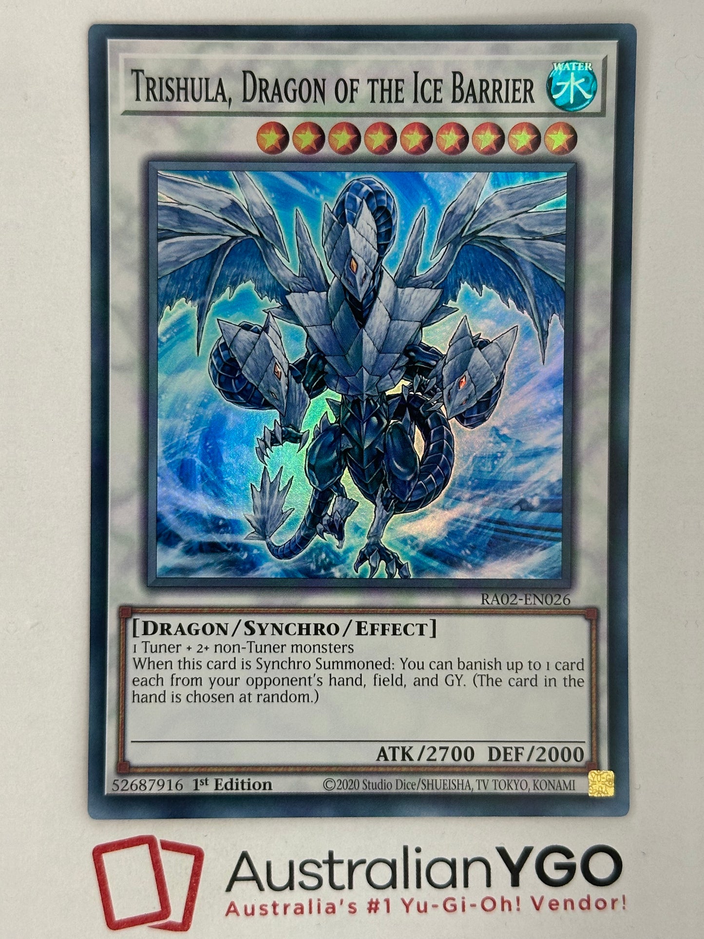 TRISHULA, DRAGON OF THE ICE BARRIER RA02-EN026