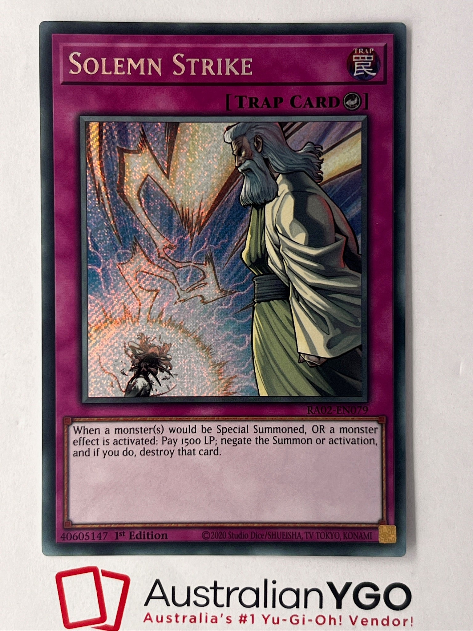 Yugioh Solemn Strike Rare Great Card 1st Edition Psa Yu-Gi-Oh! Solemn Strike - Collector's Rare 1st Edition Trap Counter Card Yugioh Deck Yugioh Solemn Strike Rare Great Card 1st Edition Psa Yu-Gi-Oh! Solemn Strike - Collector's Rare 1st Edition Trap Counter Card Yugioh Deck