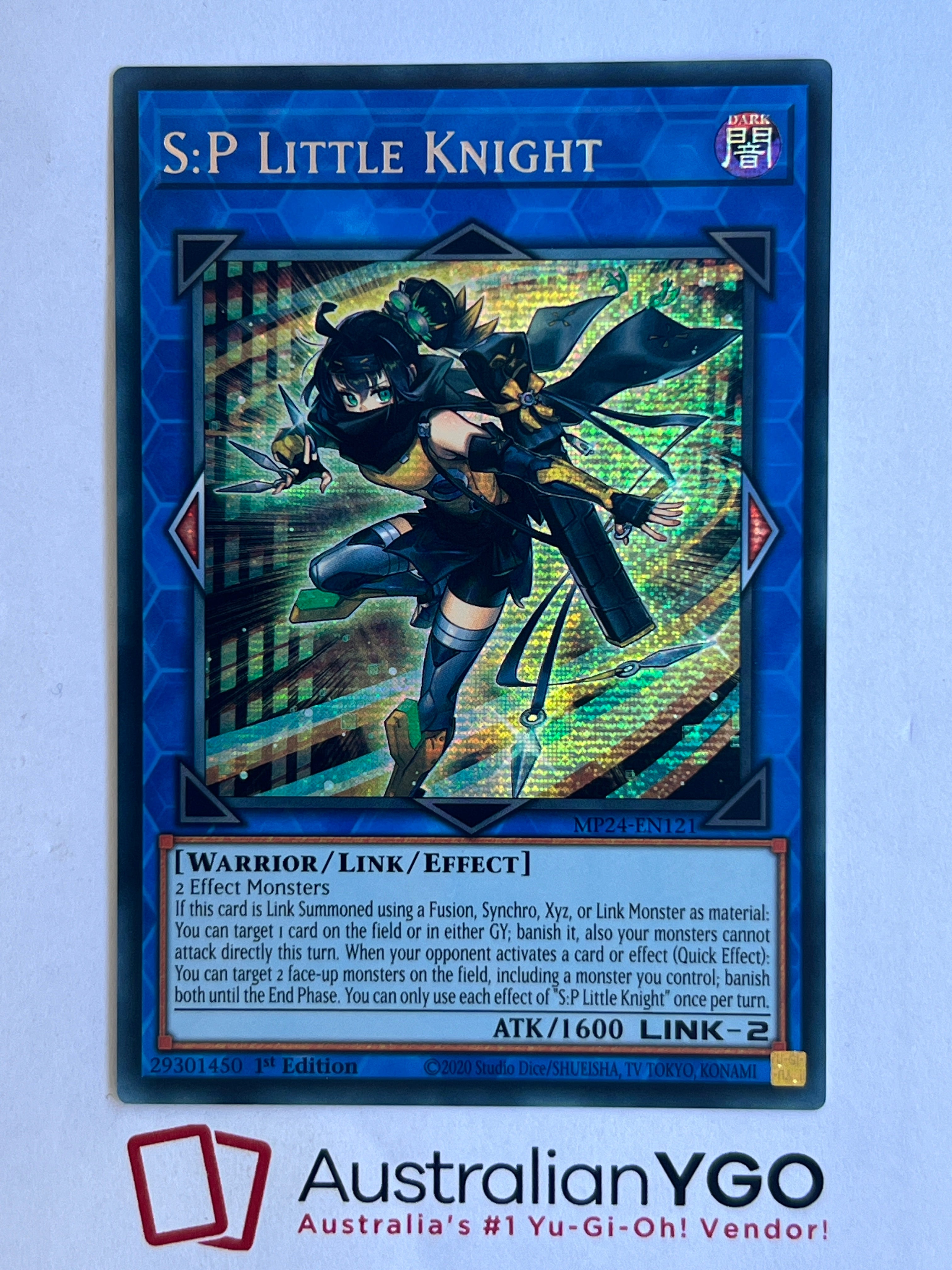 遊戯王 MP24-EN121 Ｓ：Ｐリトルナイト S:P Little Knight  (英語版 1st Edition スターライトレア) 25th Anniversary Tin：Dueling Mirrors Mega Pack 遊戯王 MP24-EN121 S：Pリトルナイト S:P Little Knight (英語