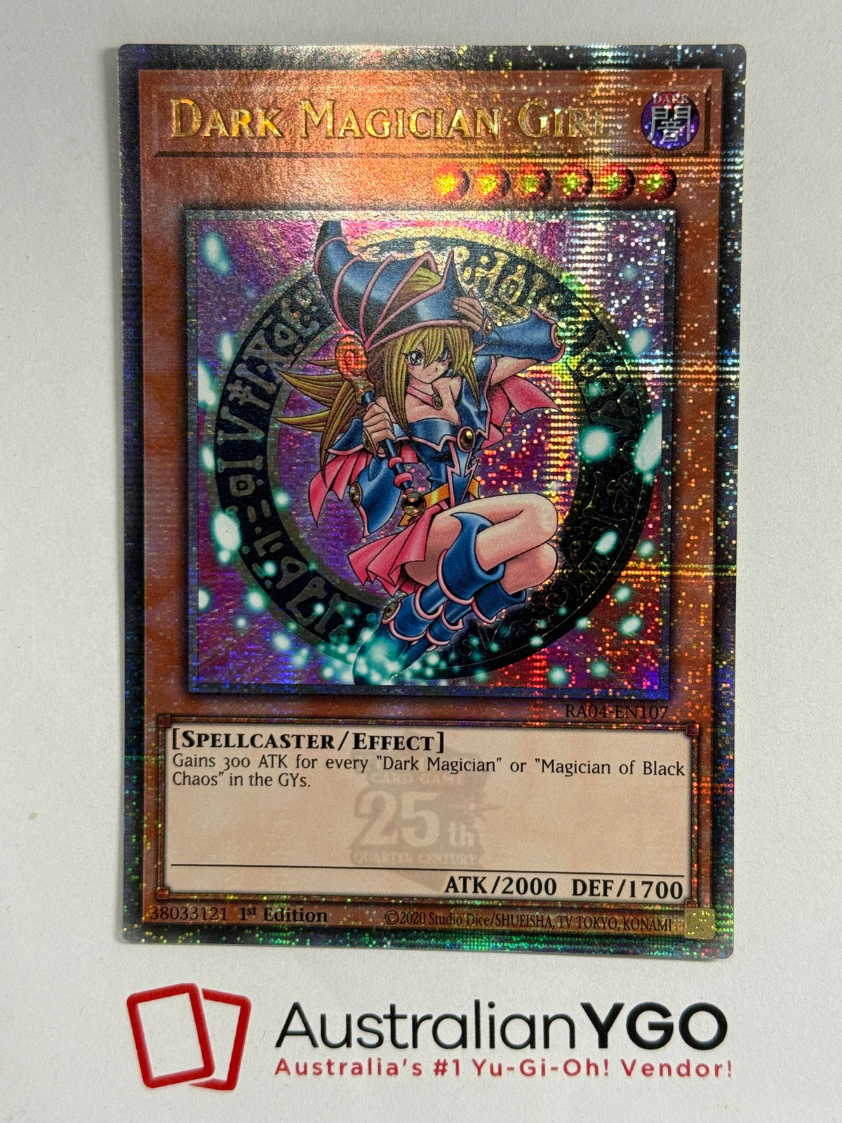 DARK MAGICIAN GIRL RA04 EN107 (QCR)