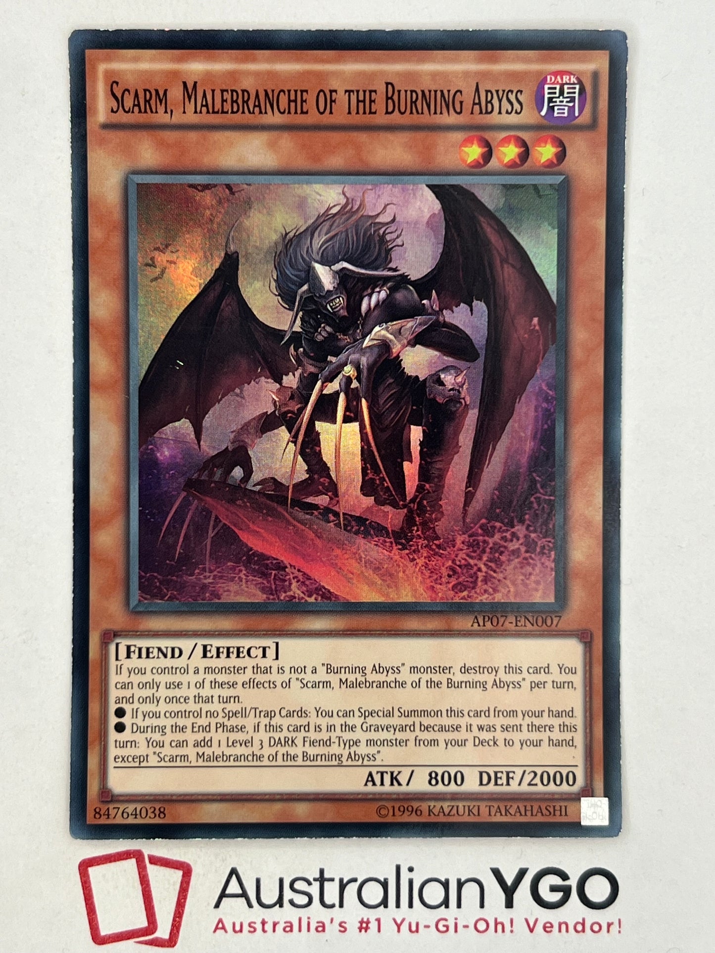 SCARM, MALEBRANCHE OF THE BURNING ABYSS APO7-EN007