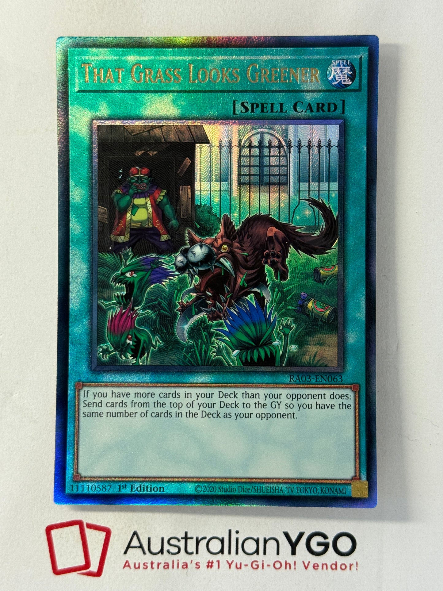 THAT GRASS LOOKS GREENER RA03-EN063 (PUR)