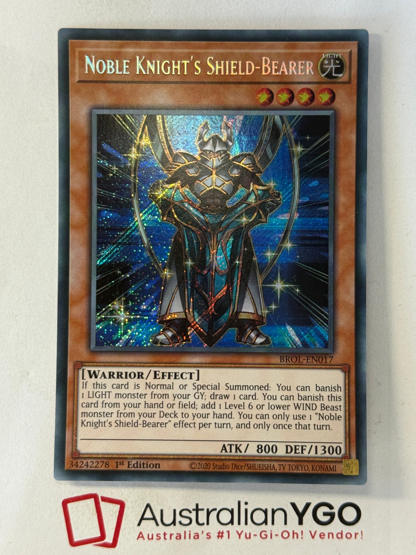 NOBLE KNIGHT'S SHIELD-BEARER BROL-EN017