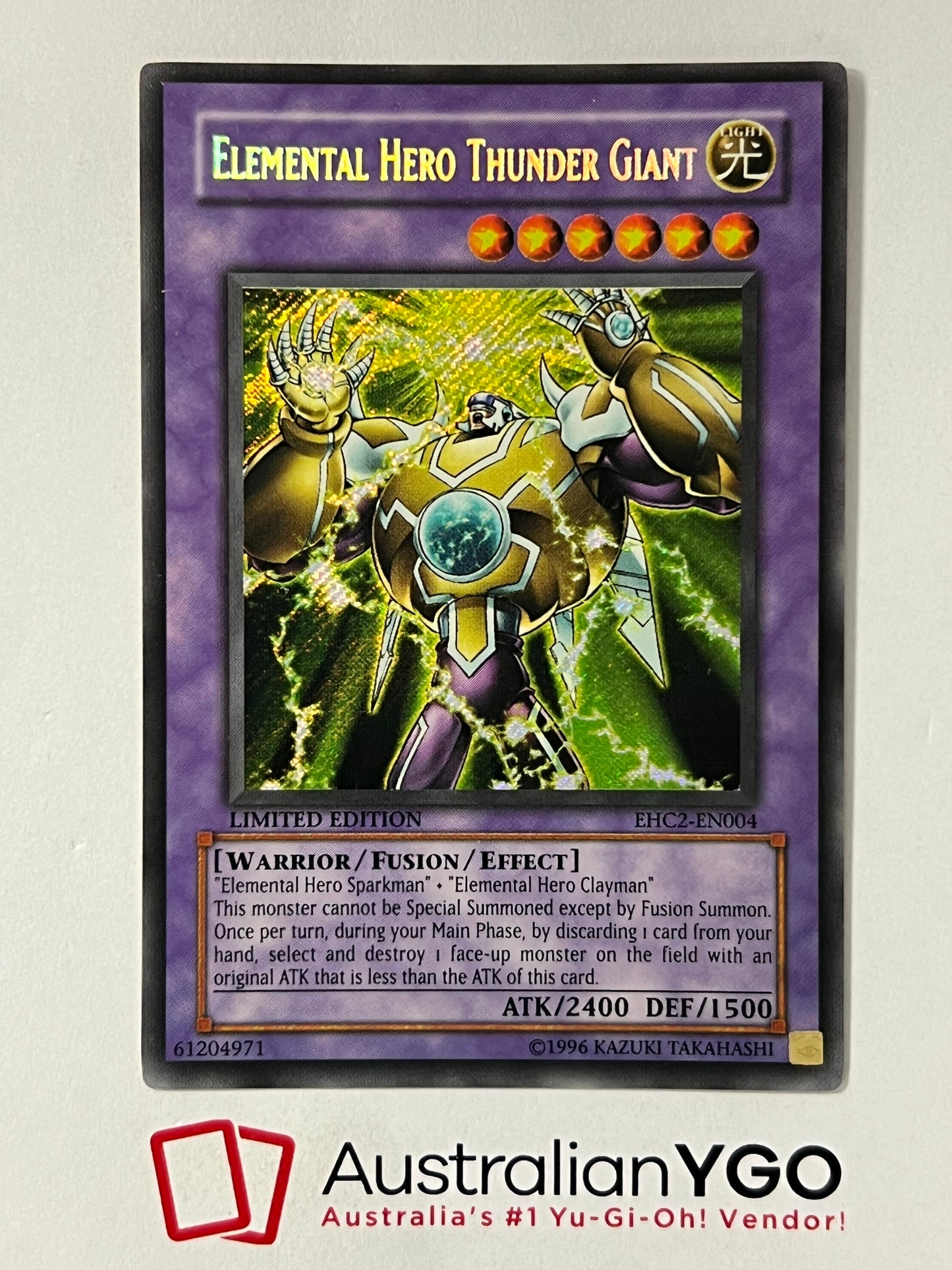 ELEMENTAL HERO THUNDER GIANT EHC2-EN004