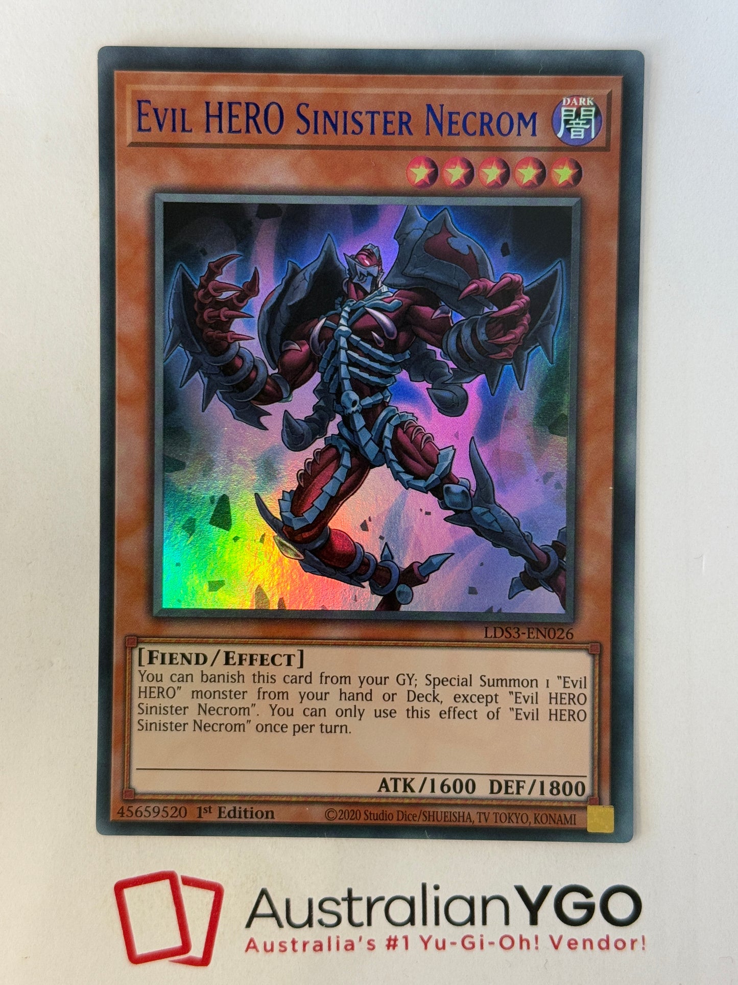 EVIL HERO SINISTER NECROM LDS3-EN026