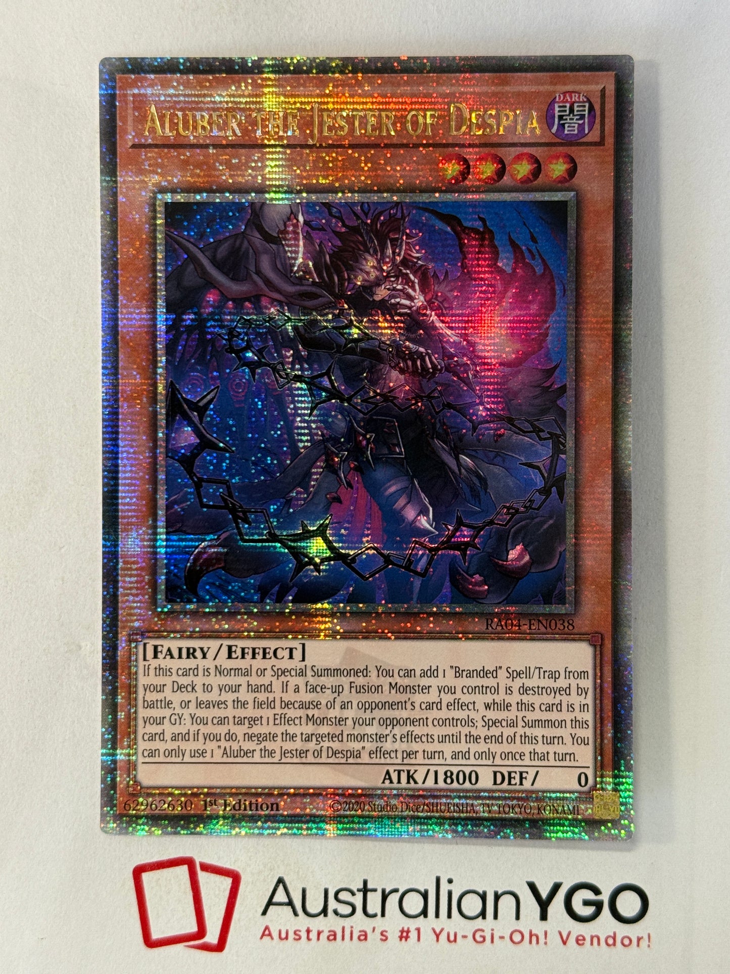 ALUBER THE JESTER OF DESPIA RA04-EN038 (QCR)