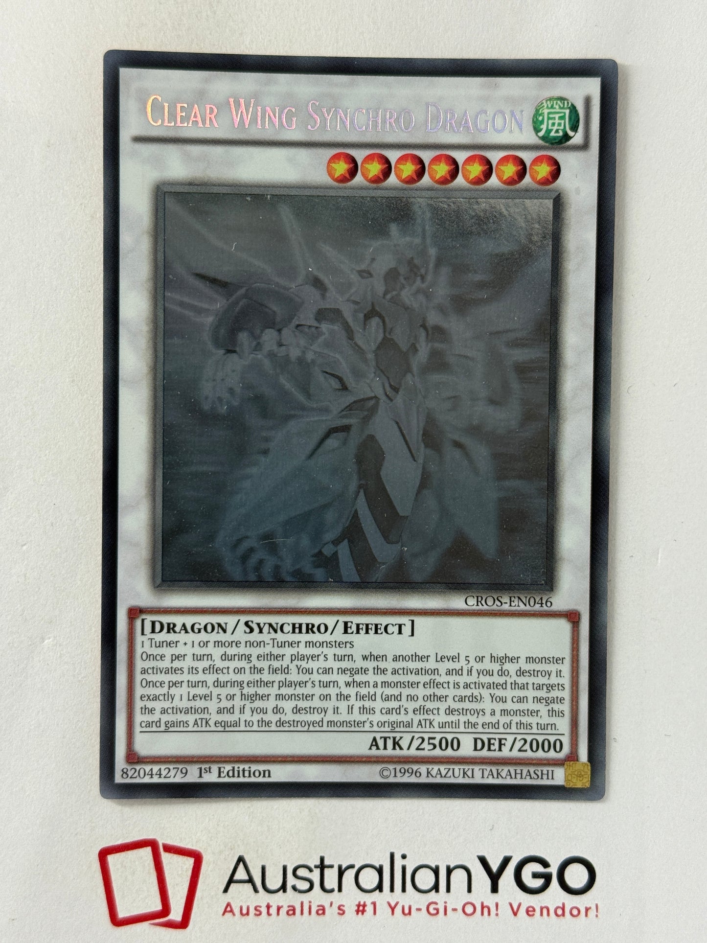 CLEAR WING SYNCHRO DRAGON CROS-ENO46(Ghost)