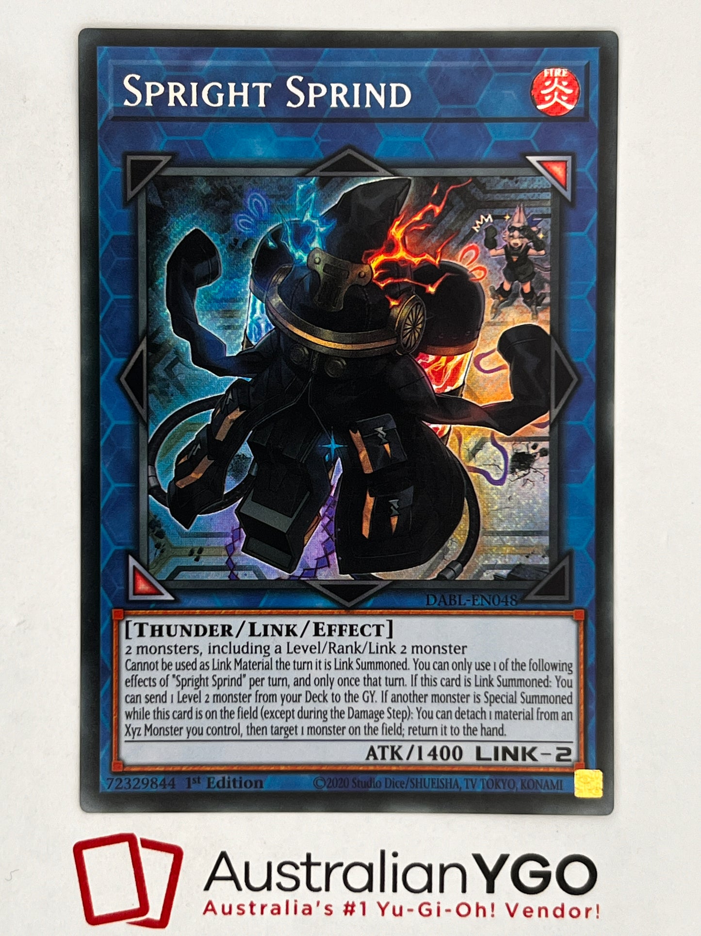 SPRIGHT SPRIND DABL-EN048 Secret Rare, Near Mint, 1st Edition.