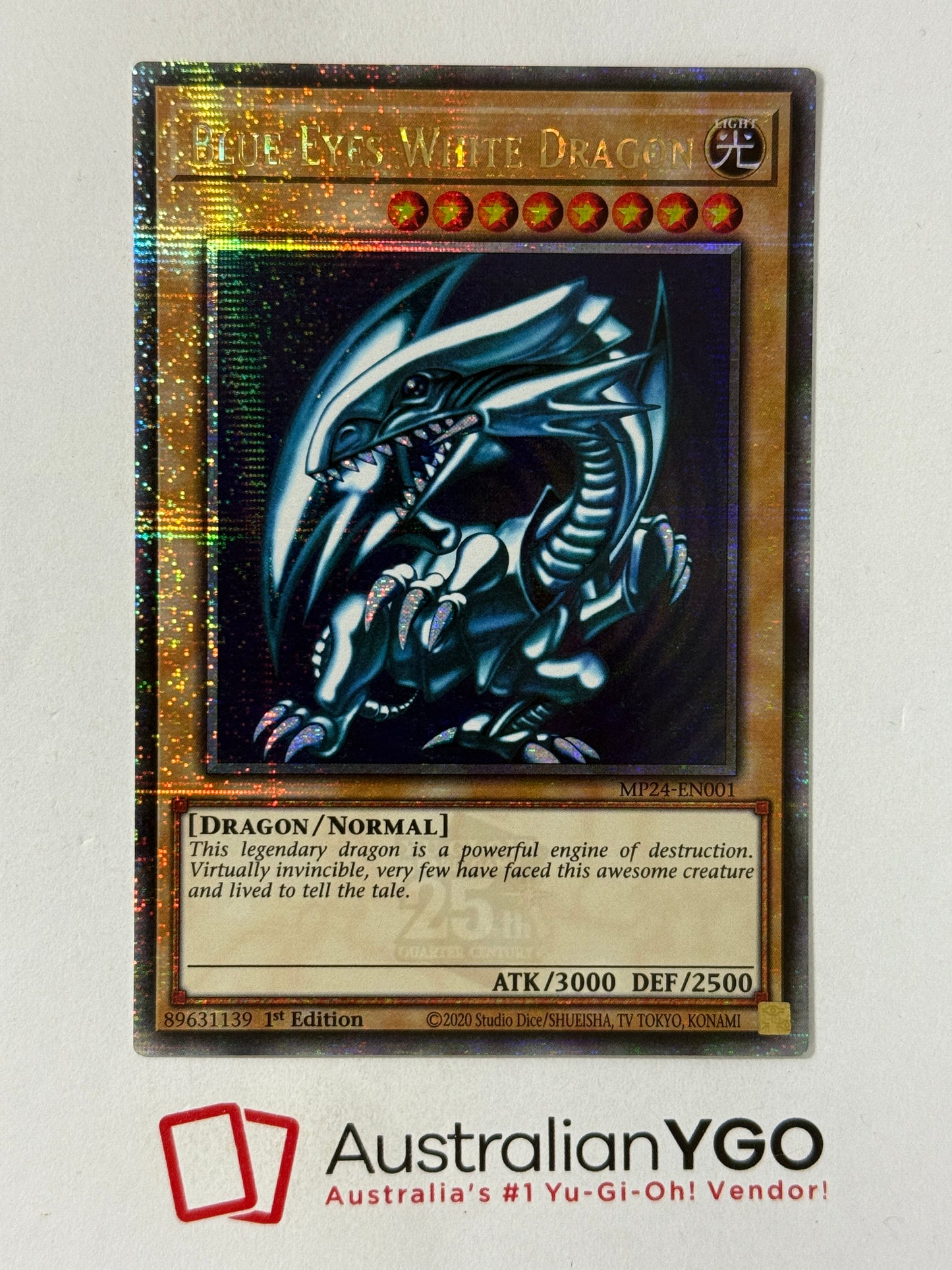 BLUE EYES WHITE DRAGON MP24-EN001 (QCR)