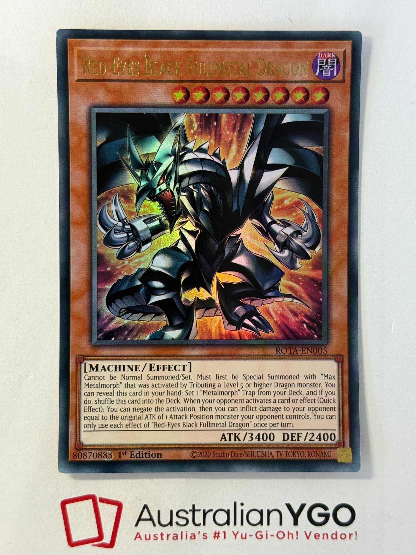 RED-EYES BLACK FULLMETAL DRAGON ROTA-ENOO5