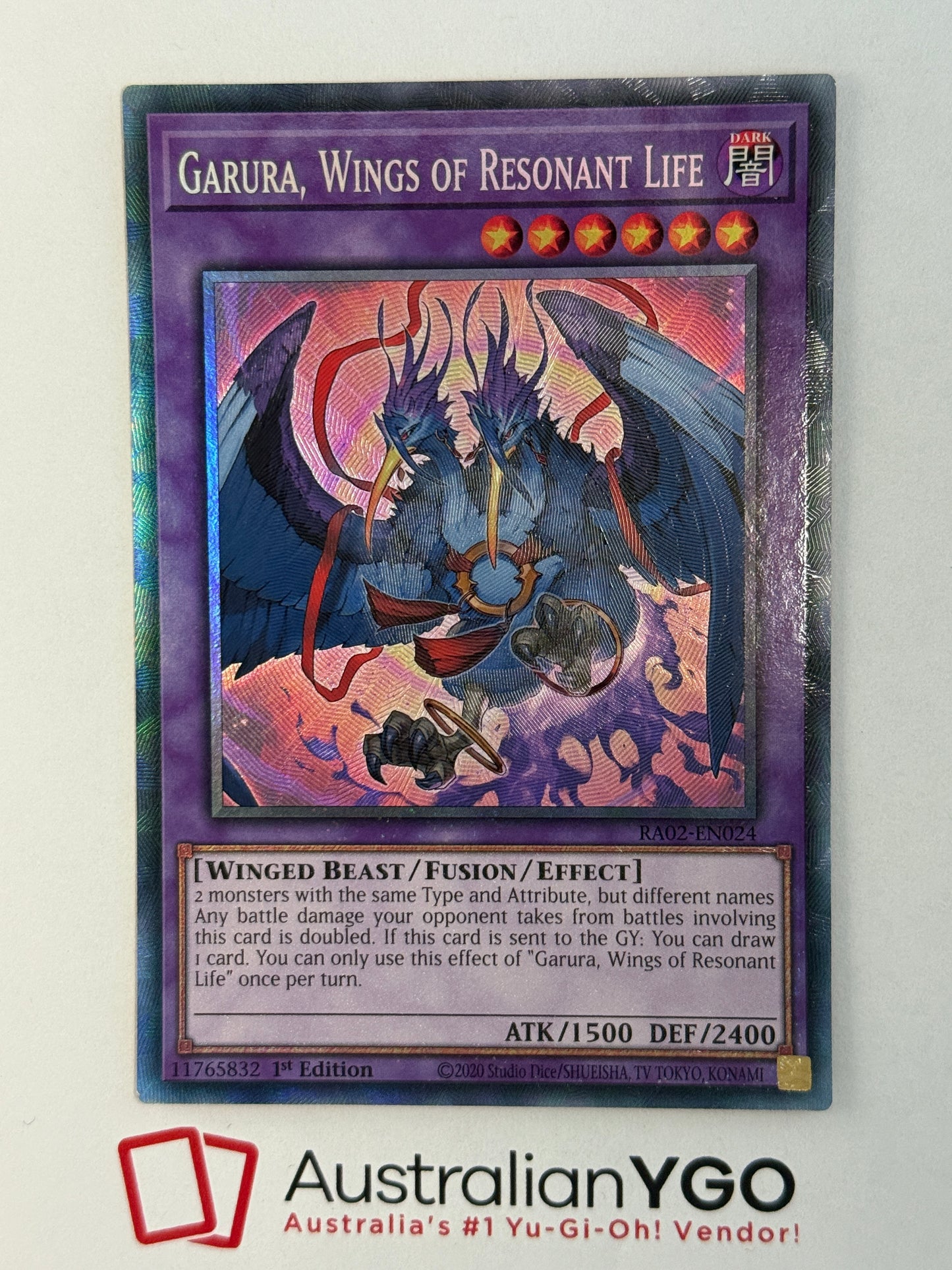 GARURA, WINGS OF RESONANT LIFE RA02-EN024 (CR)