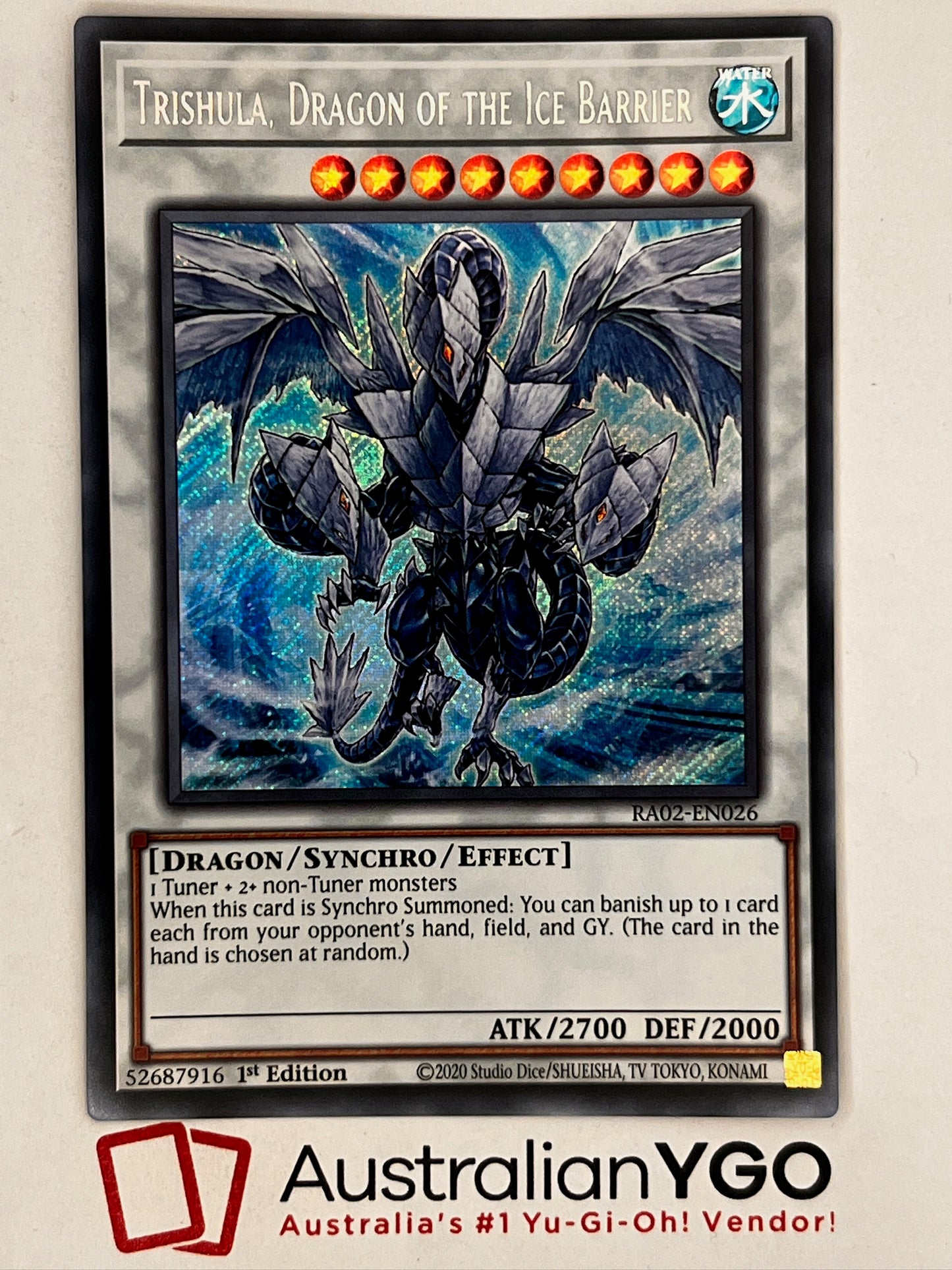 TRISHULA, DRAGON OF THE ICE BARRIER RA02-EN026