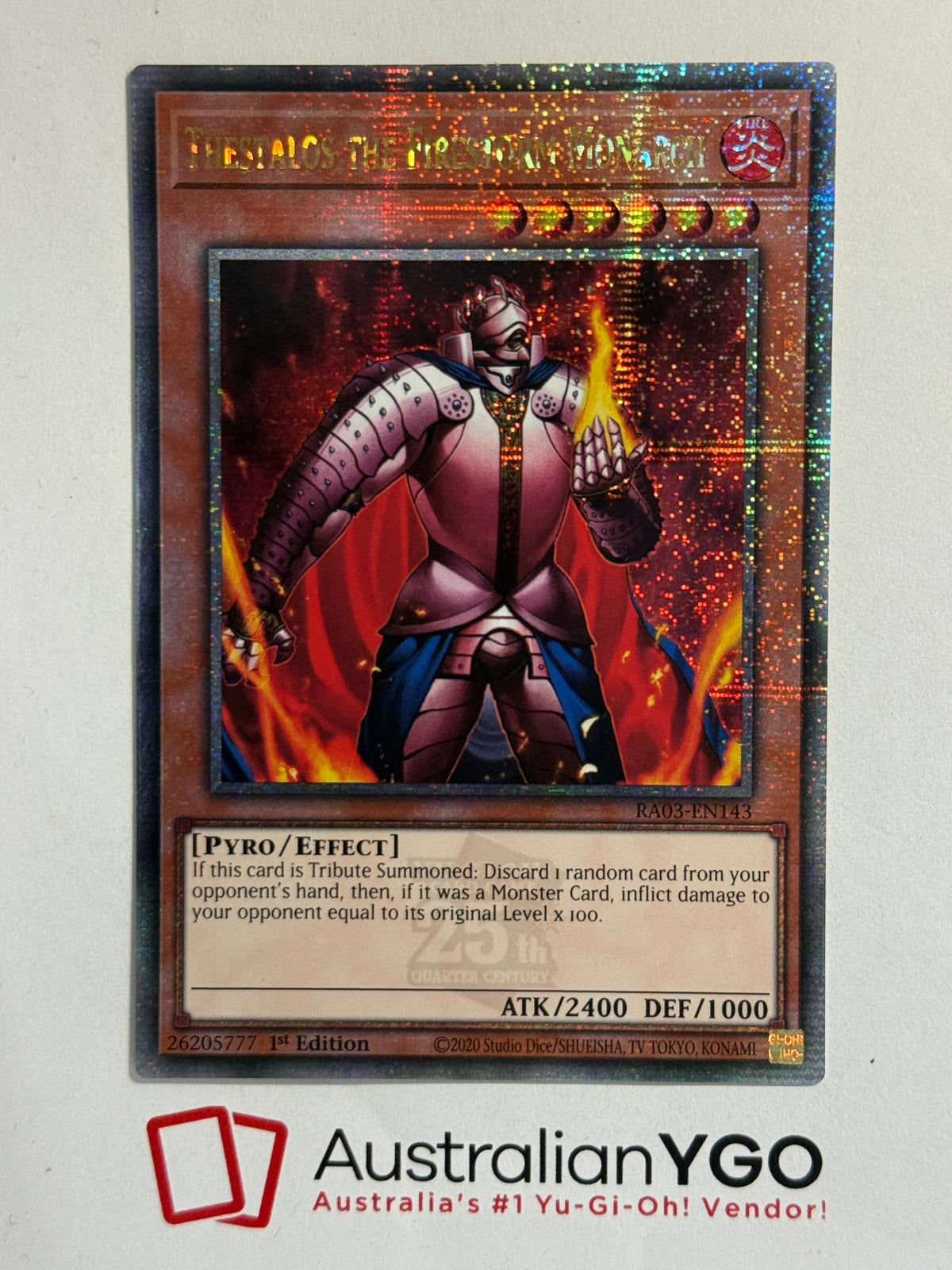 THESTALOS THE FIRESTORM MONARCH RA03-143 (QCR)
