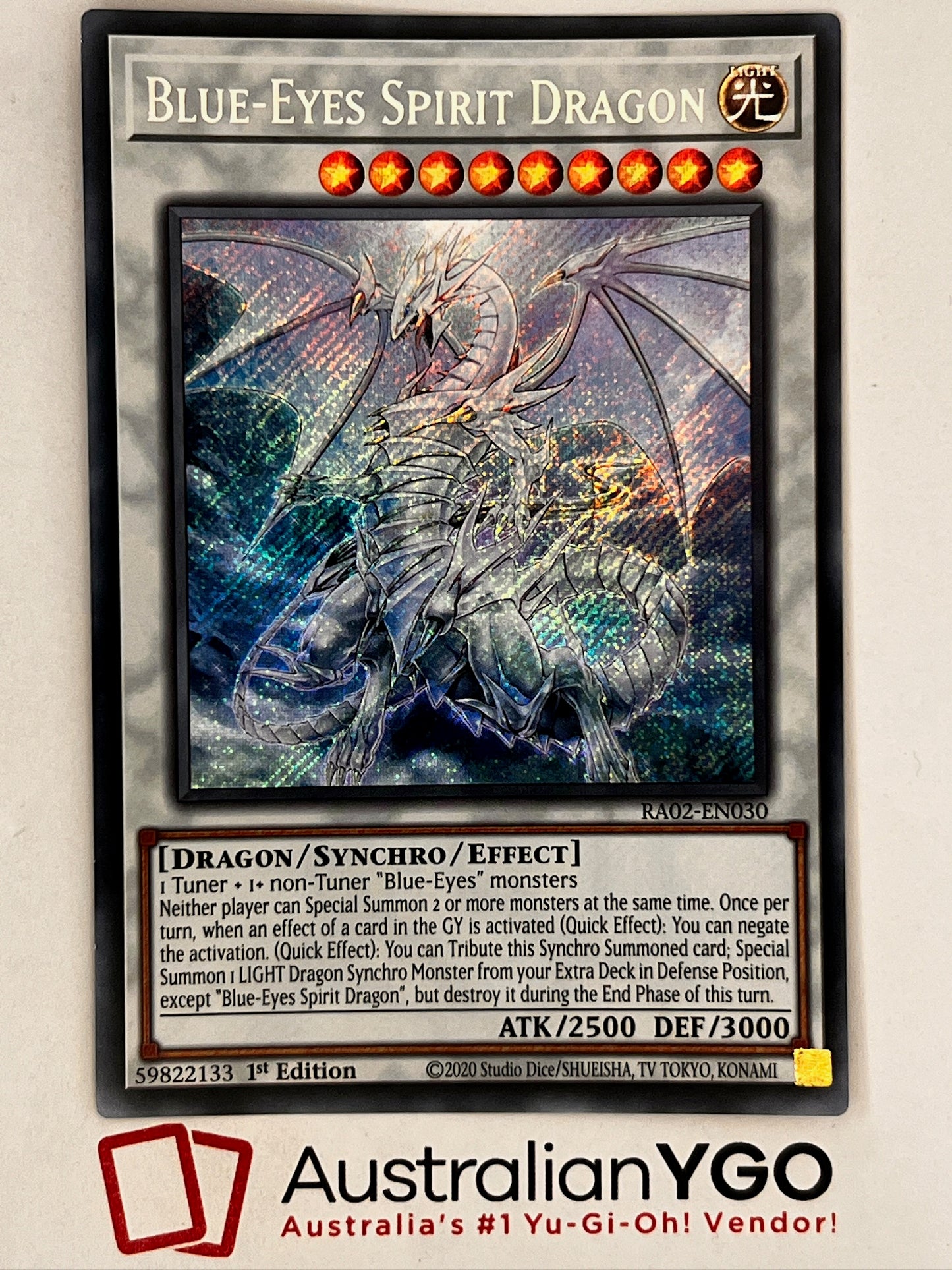 BLUE-EYES SPIRIT DRAGON RA02-EN030