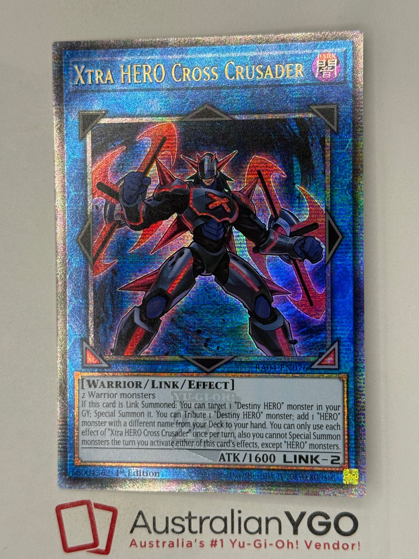 XTRA HERO CROSS CRUSADER RA04-EN076 (QCR)