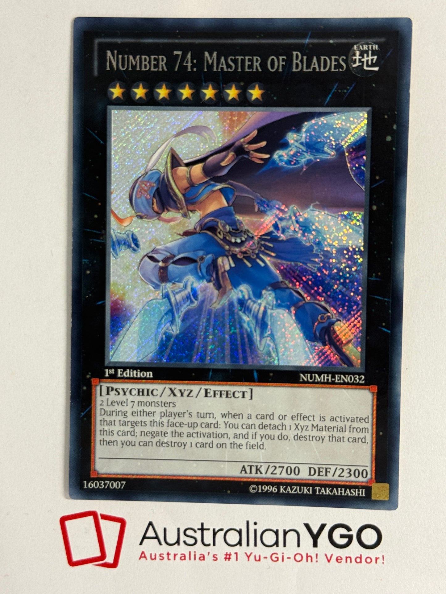 NUMBER 74: MASTER OF BLADES NUMH-EN032