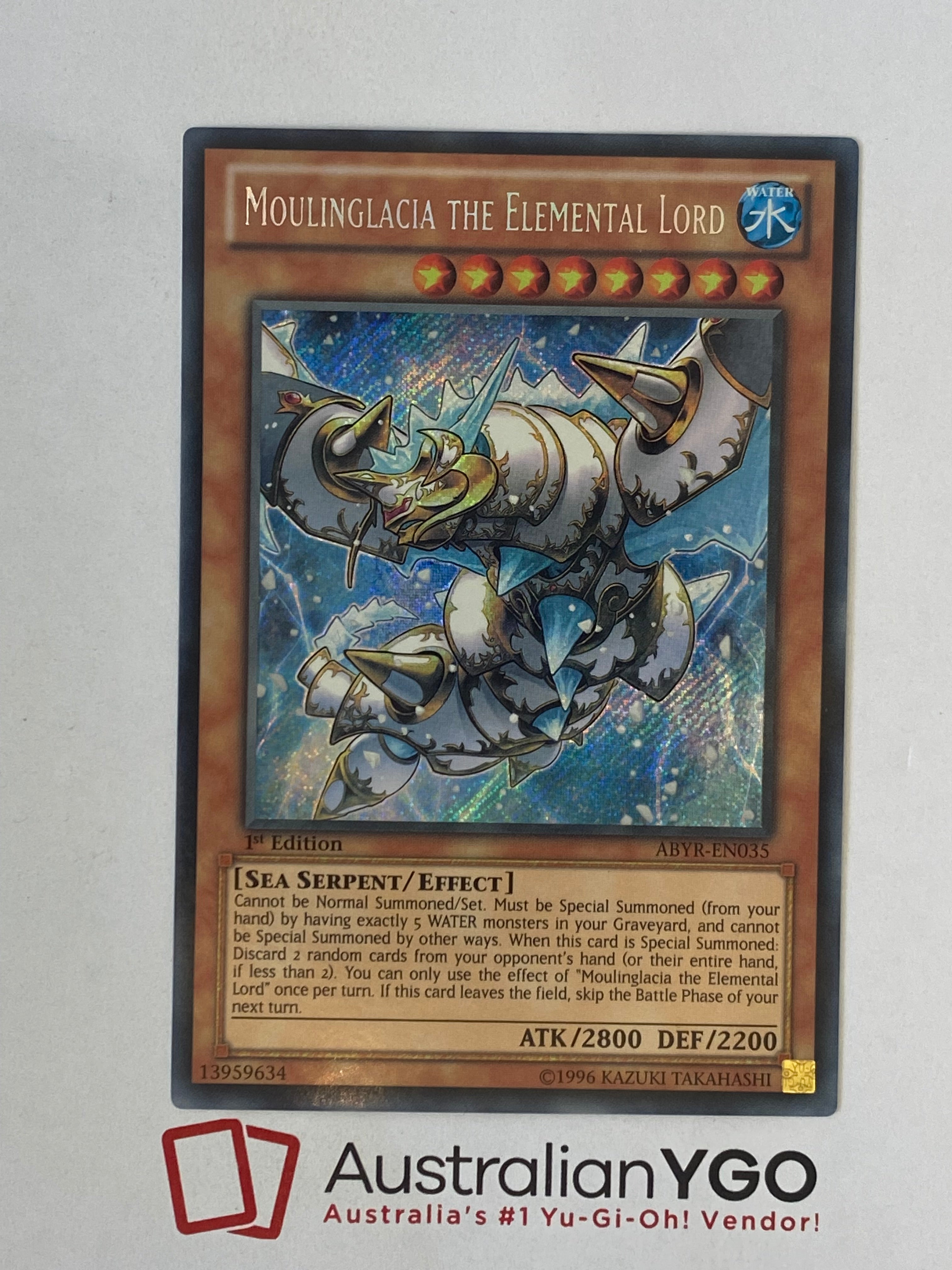 yugioh elemental lord cards MOULINGLACIA THE ELEMENTAL LORD ABYR-EN035 – Aus Ygo