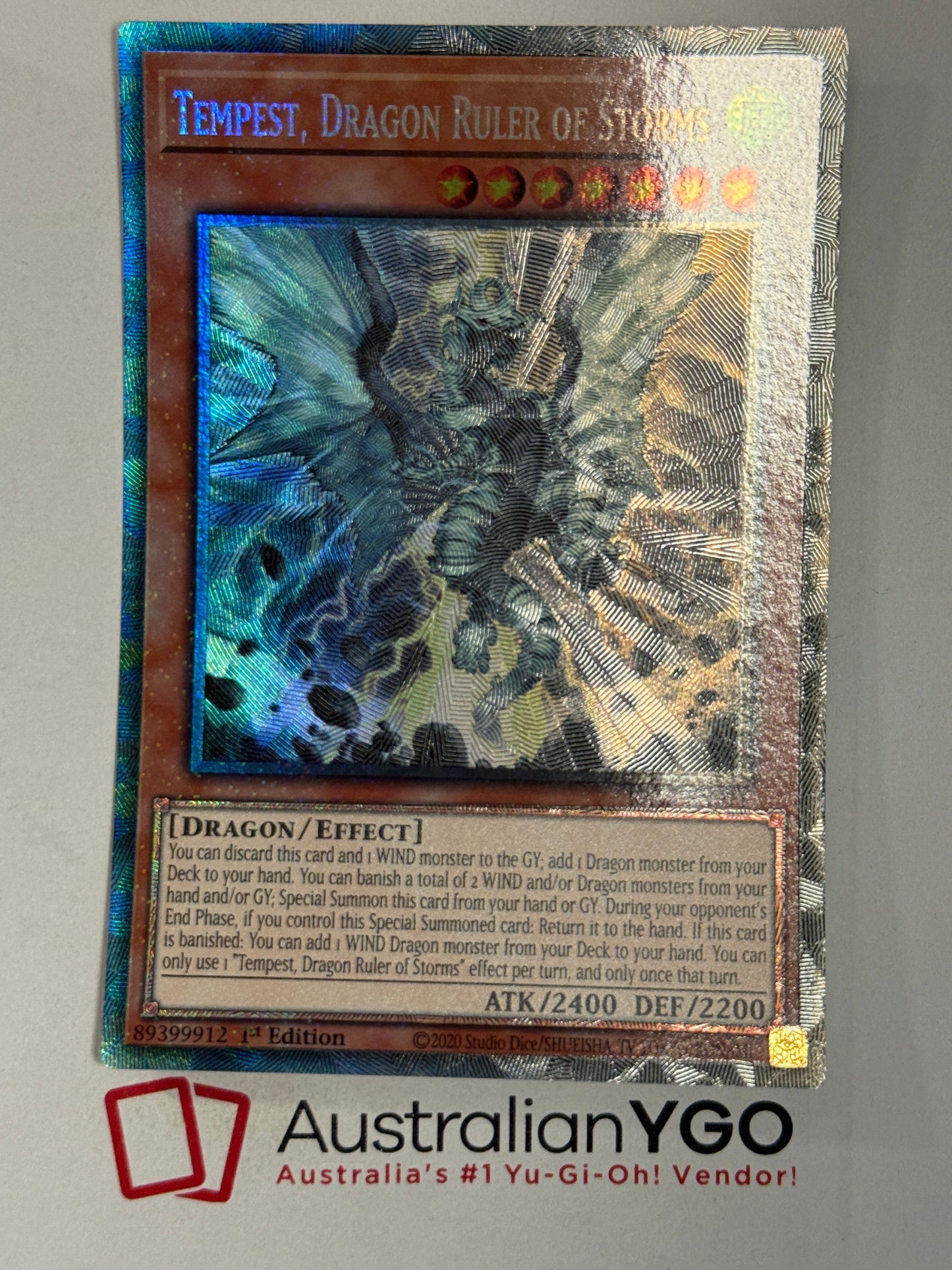 TEMPEST, DRAGON RULER OF STORMS RA03-EN011 (PCR)