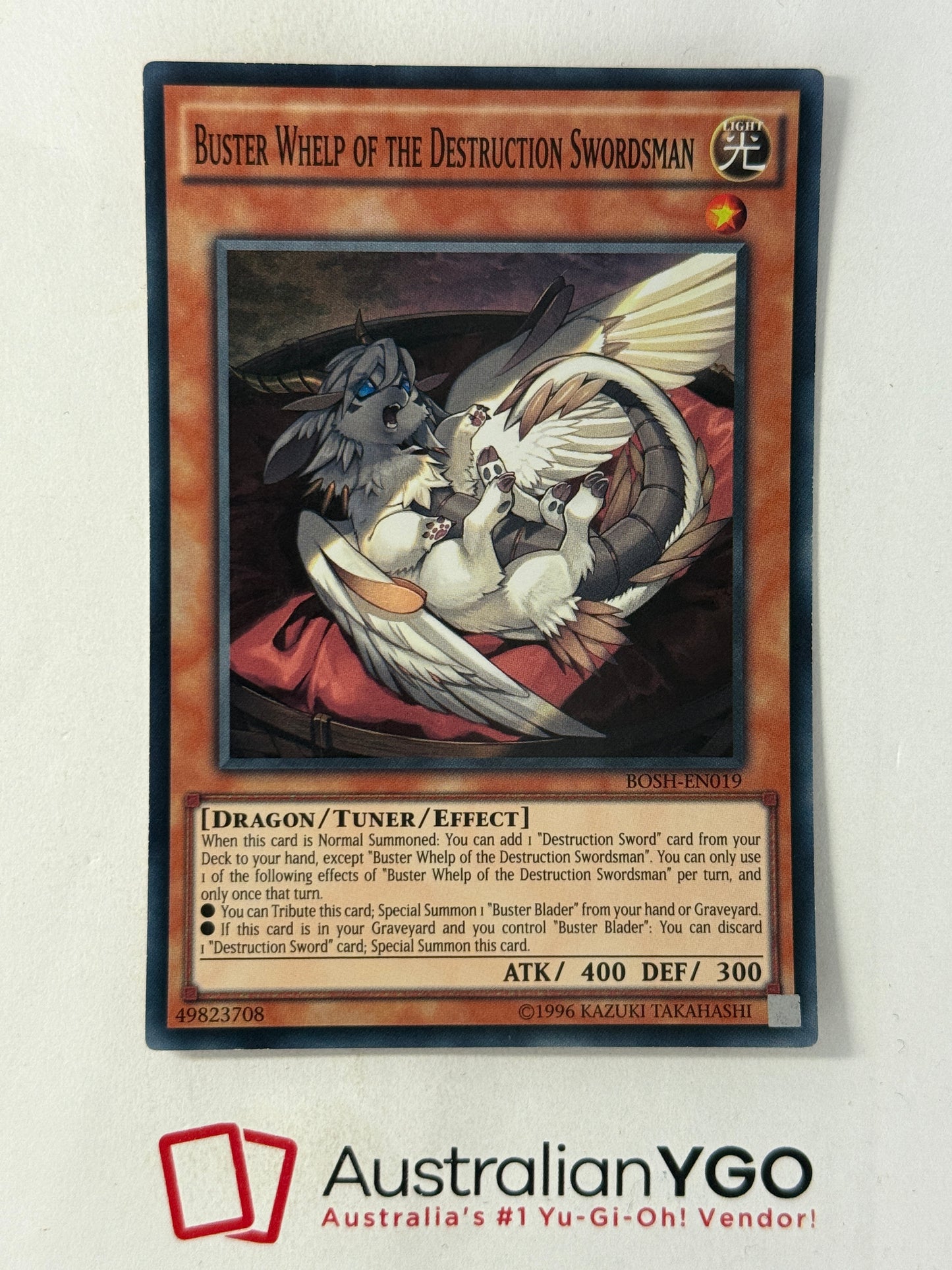 BUSTER WHELP OF THE DESTRUCTION SWORDSMAN BOSH-ENO19