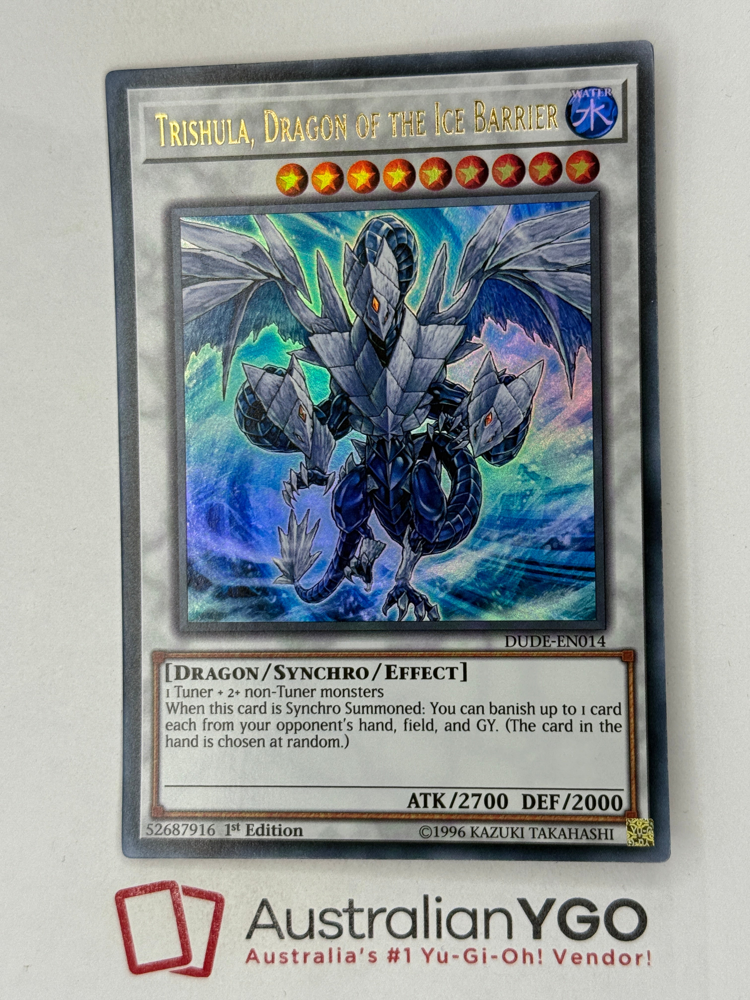 trishula yugioh card TRISHULA, DRAGON OF THE ICE BARRIER DUDE-ENO14 – Aus Ygo