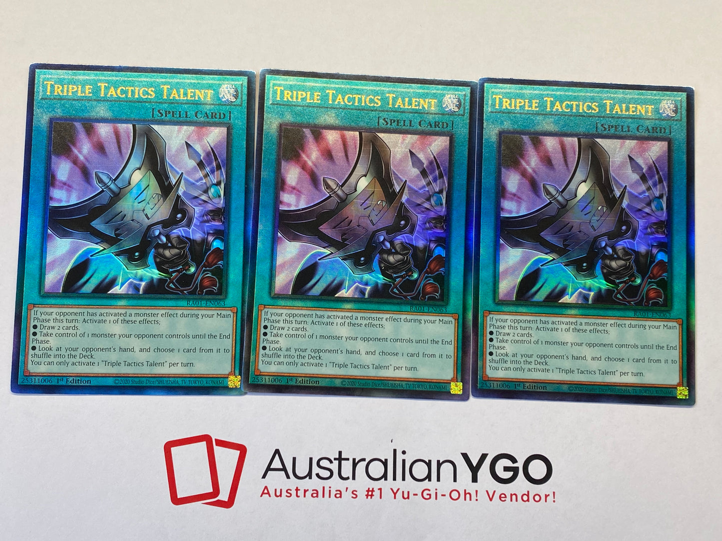 TRIPLE TACTICS TALENT (American) Playset RA01 EN063