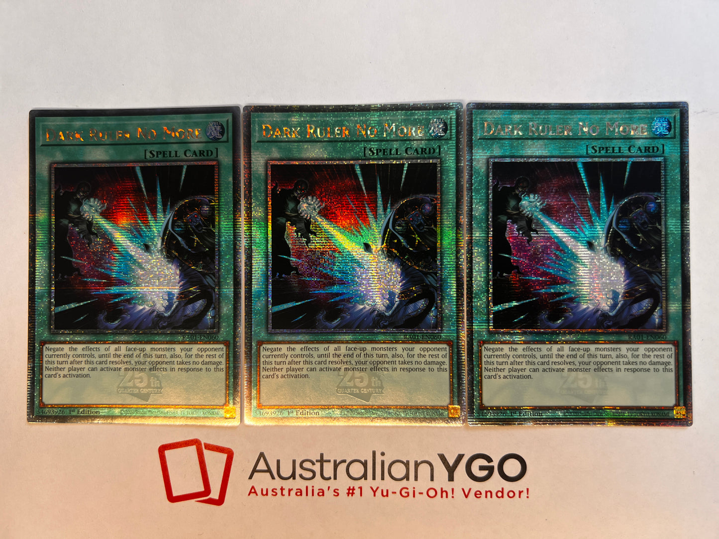 DARK RULER NO MORE Playset RA01-EN060 (QCR)
