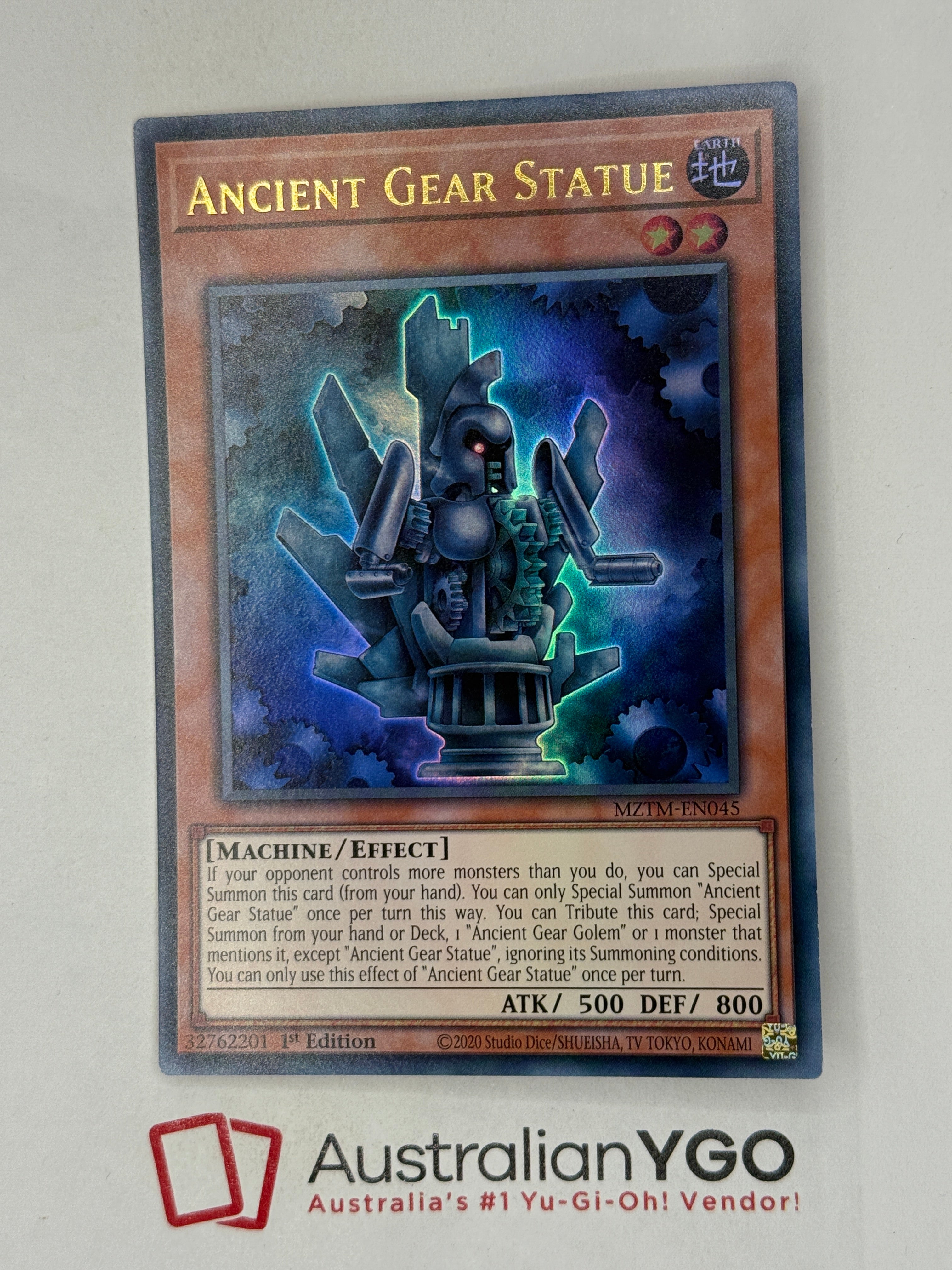 ANCIENT GEAR STATUE MZTM-EN045 – Aus Ygo