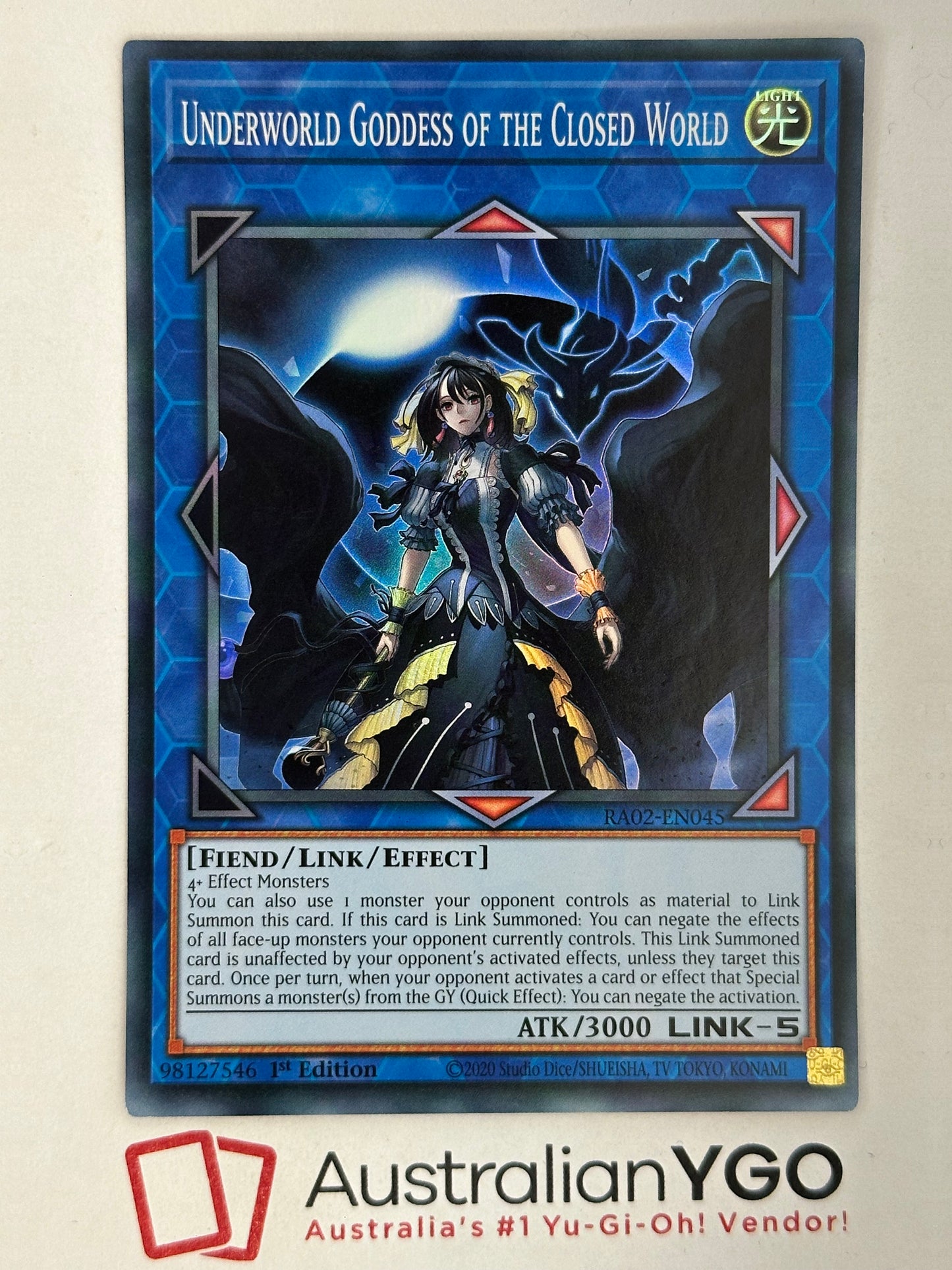 UNDERWORLD GODDESS OF THE CLOSED WORLD RA02-EN045