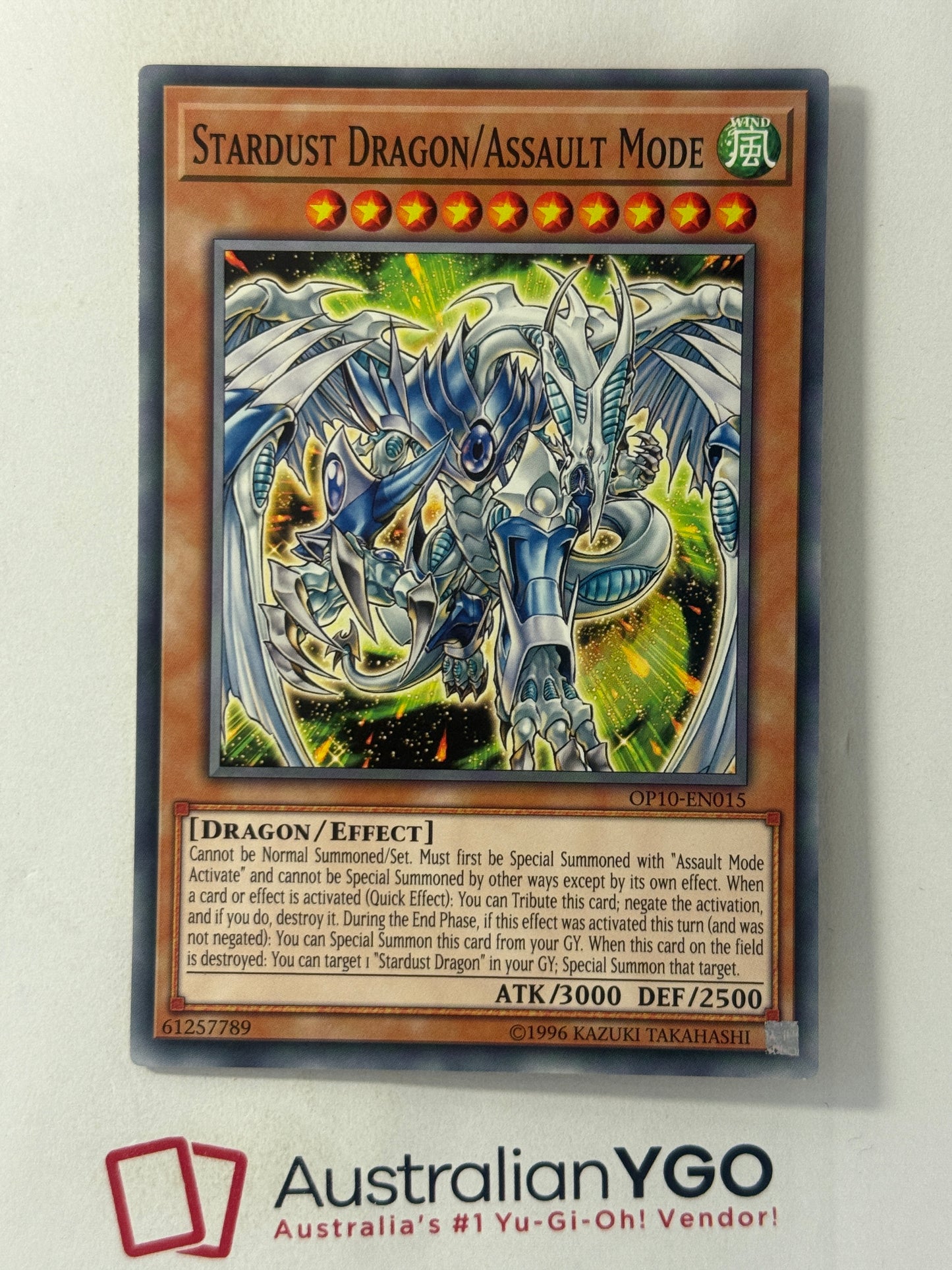 STARDUST DRAGON/ASSAULT MODE
OP10-EN015