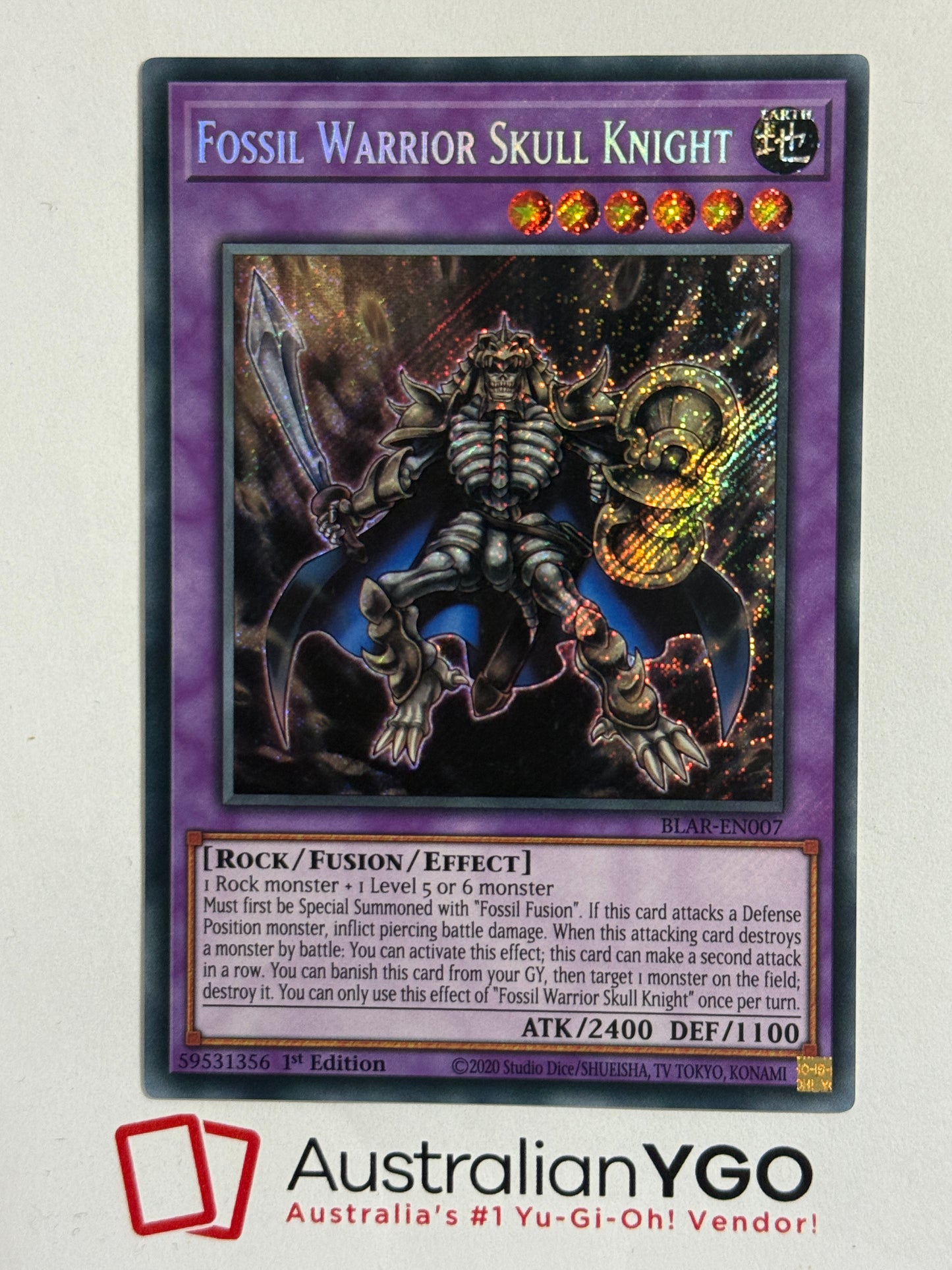 FOSSIL WARRIOR SKULL KNIGHT BLAR-EN007