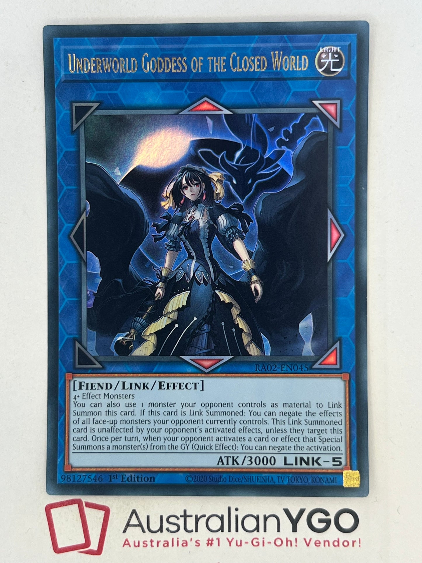 UNDERWORLD GODDESS OF THE CLOSED WORLD RA02-EN045