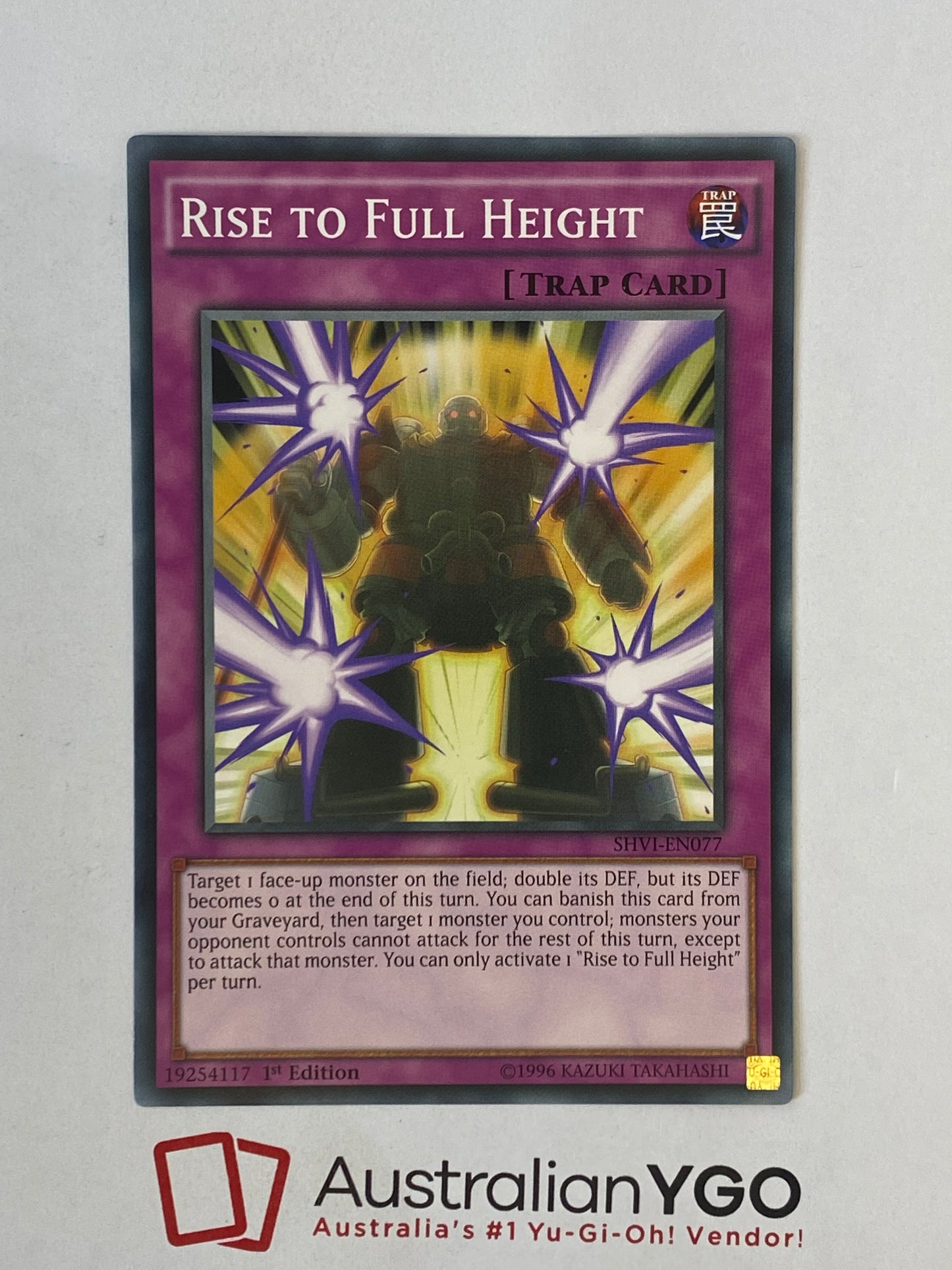 RISE TO FULL HEIGHT SHVI-EN077