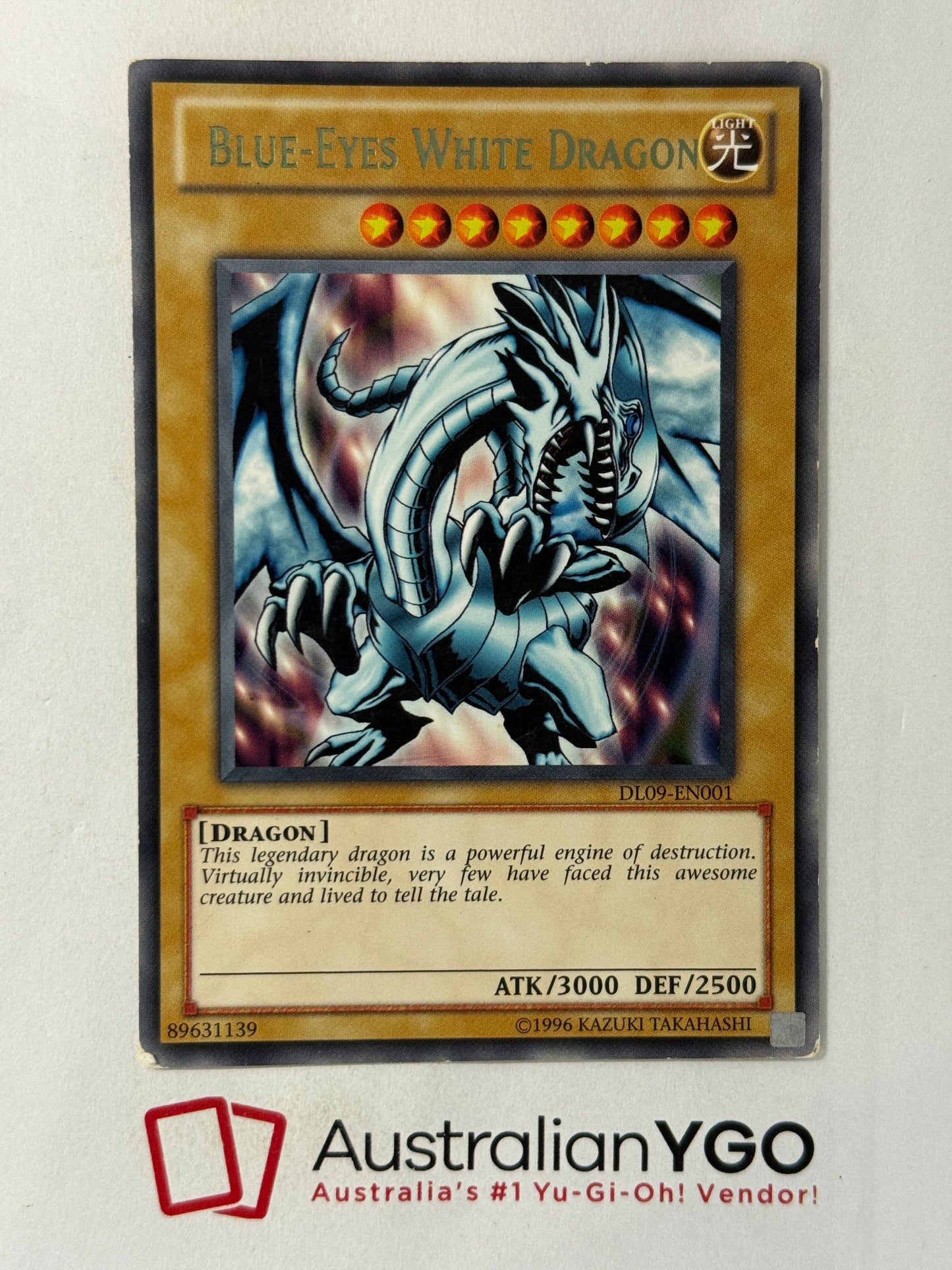 BLUE-EYES WHITE DRAGON DL09-EN001