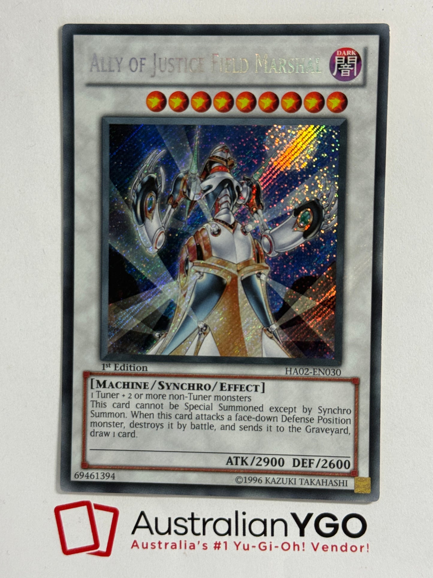 ALLY OF JUSTICE FIELD MARSHAL HA02-EN030