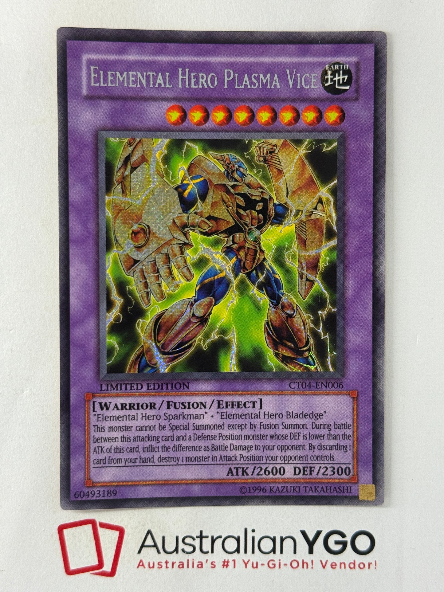 ELEMENTAL HERO PLASMA VICE CT04-EN006