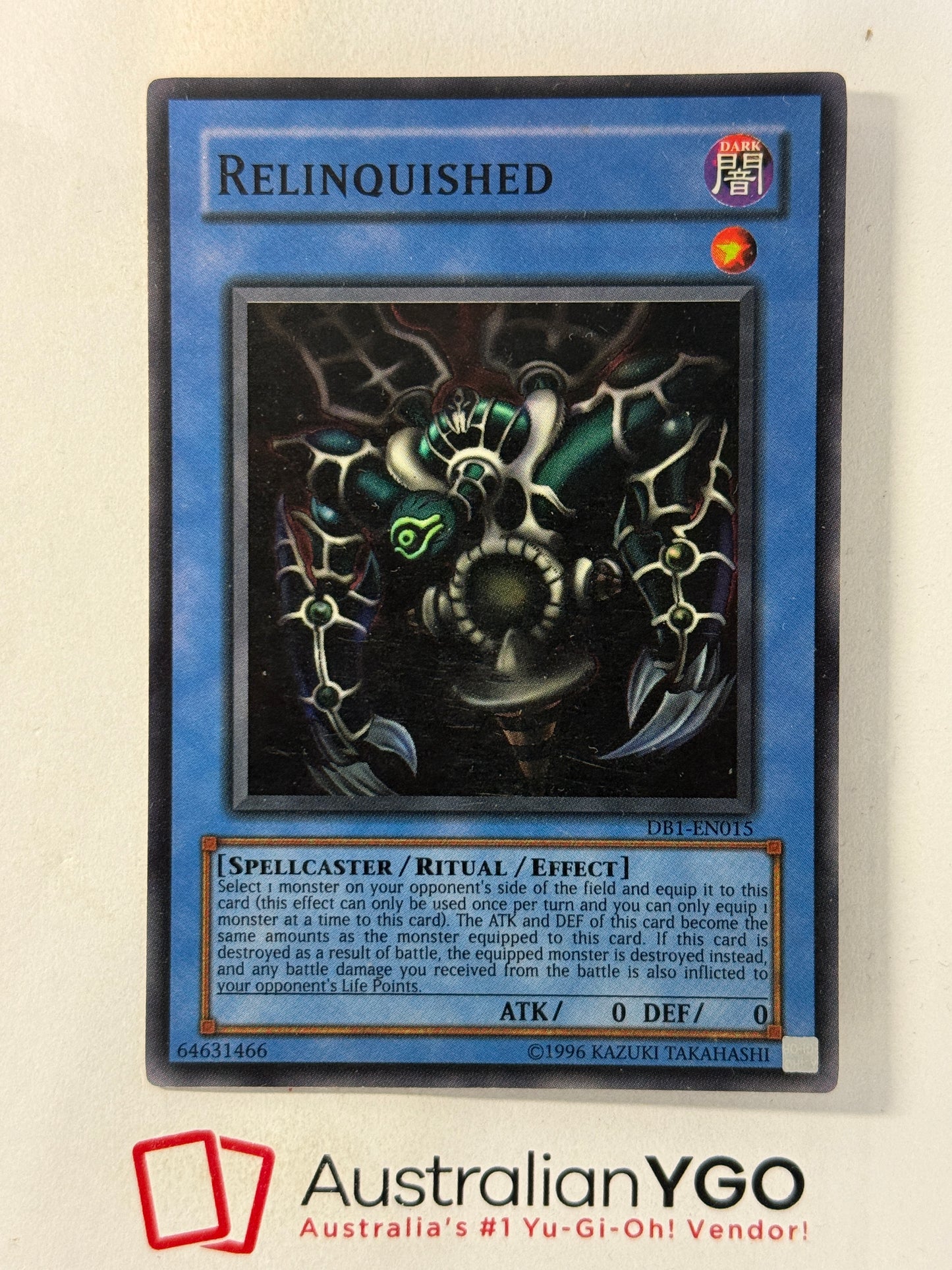 RELINQUISHED DB1-EN015