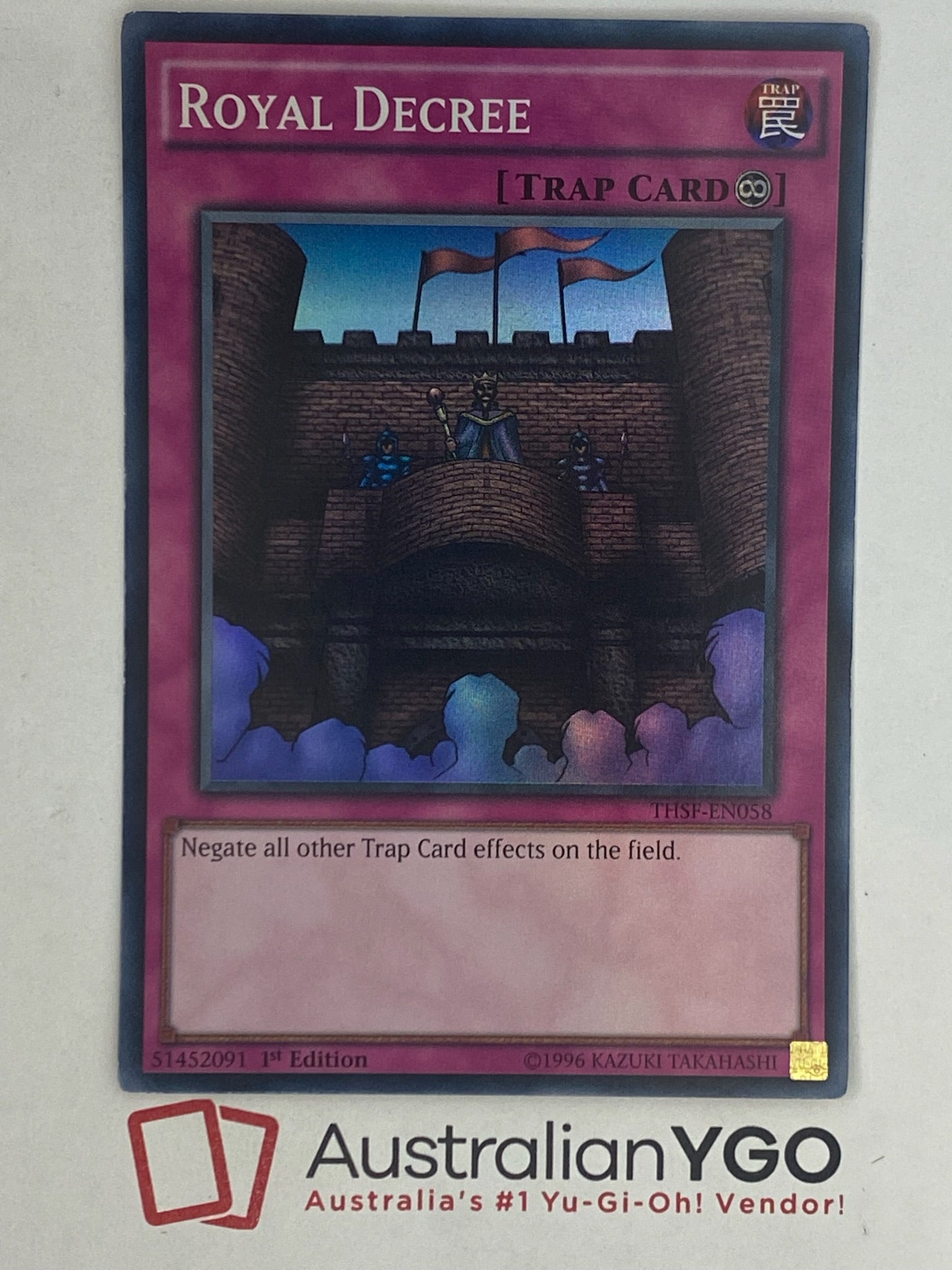 royal decree yugioh card ROYAL DECREE THSF-EN058 – Aus Ygo