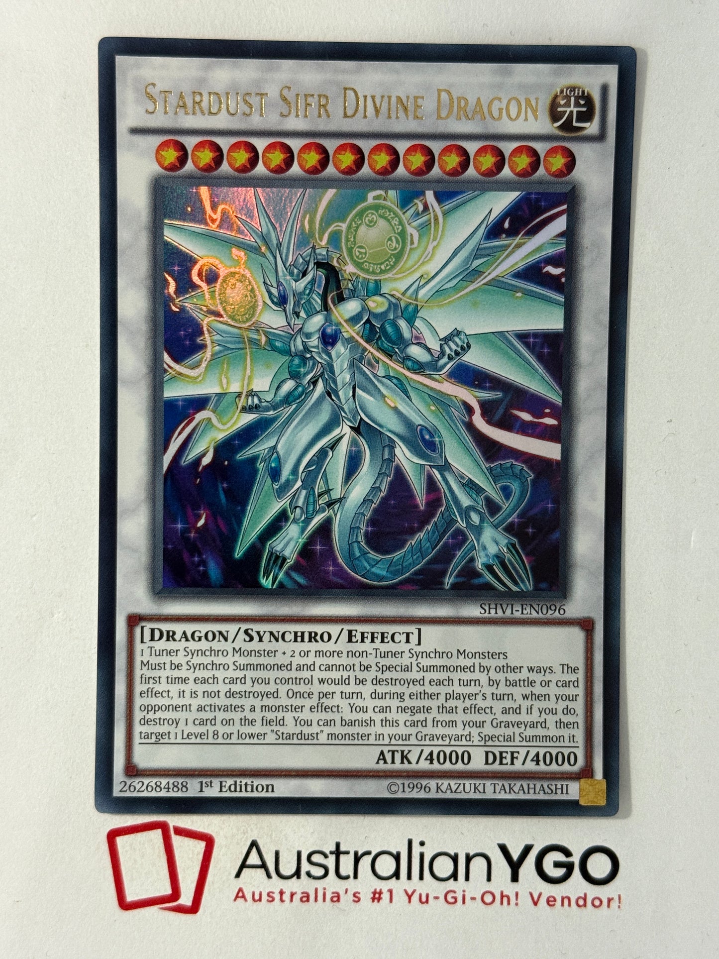 STARDUST SIFR DIVINE DRAGON SHVI-EN096