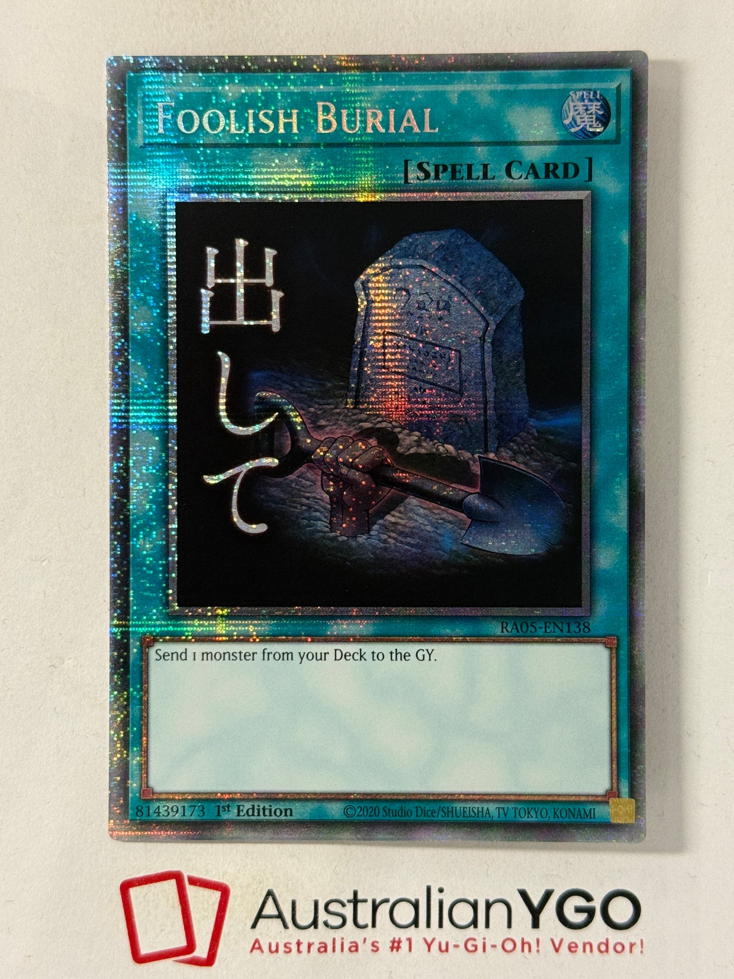 FOOLISH BURIAL RA05-EN138 (Starlight Rare)